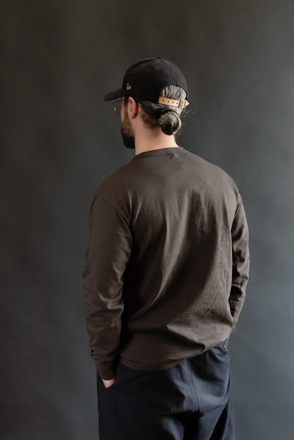 "Fallen Cotton" Midweight Tee Long Sleeve - Sumikuro - Image 11