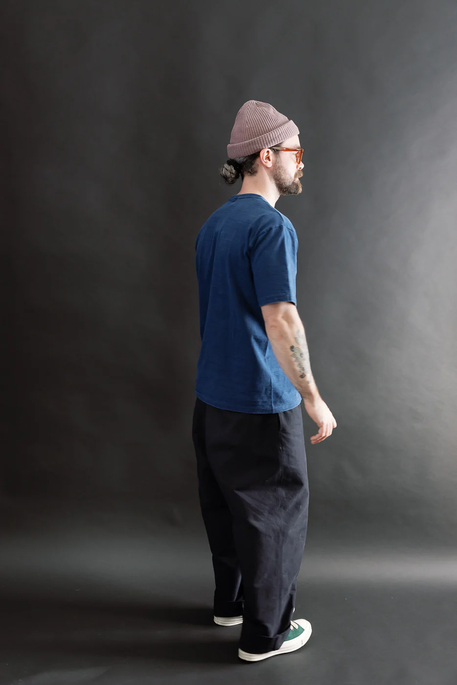 "Fallen Cotton" Midweight Tee Short Sleeve - Indigo - Image 7