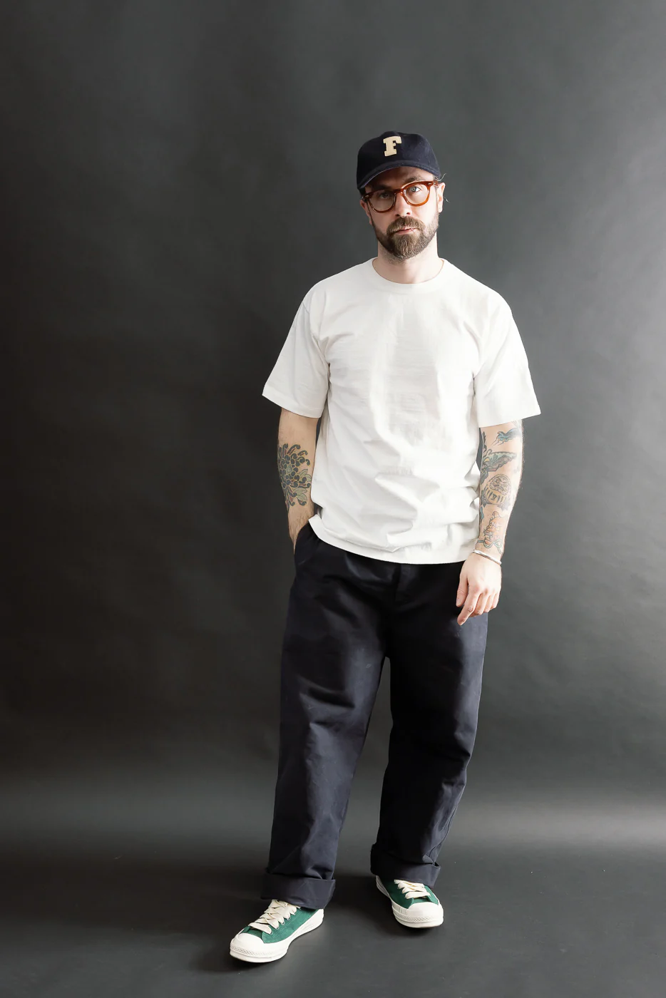 7.7oz - "Fallen Cotton" Midweight T-Shirt S/S - Off White - Image 5