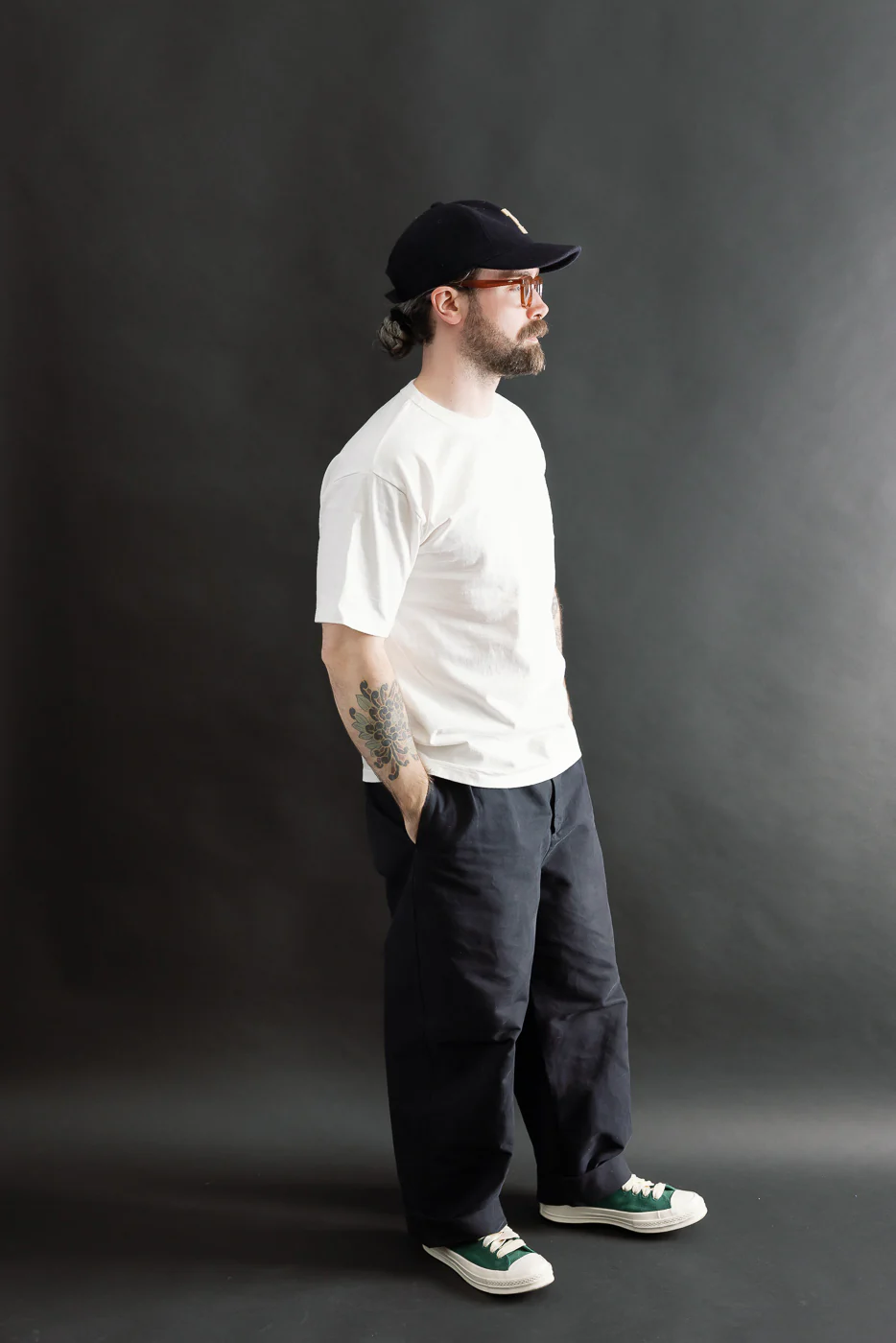 7.7oz - "Fallen Cotton" Midweight T-Shirt S/S - Off White - Image 6