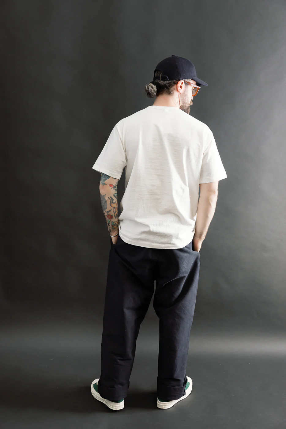 7.7oz - "Fallen Cotton" Midweight T-Shirt S/S - Off White - Image 7