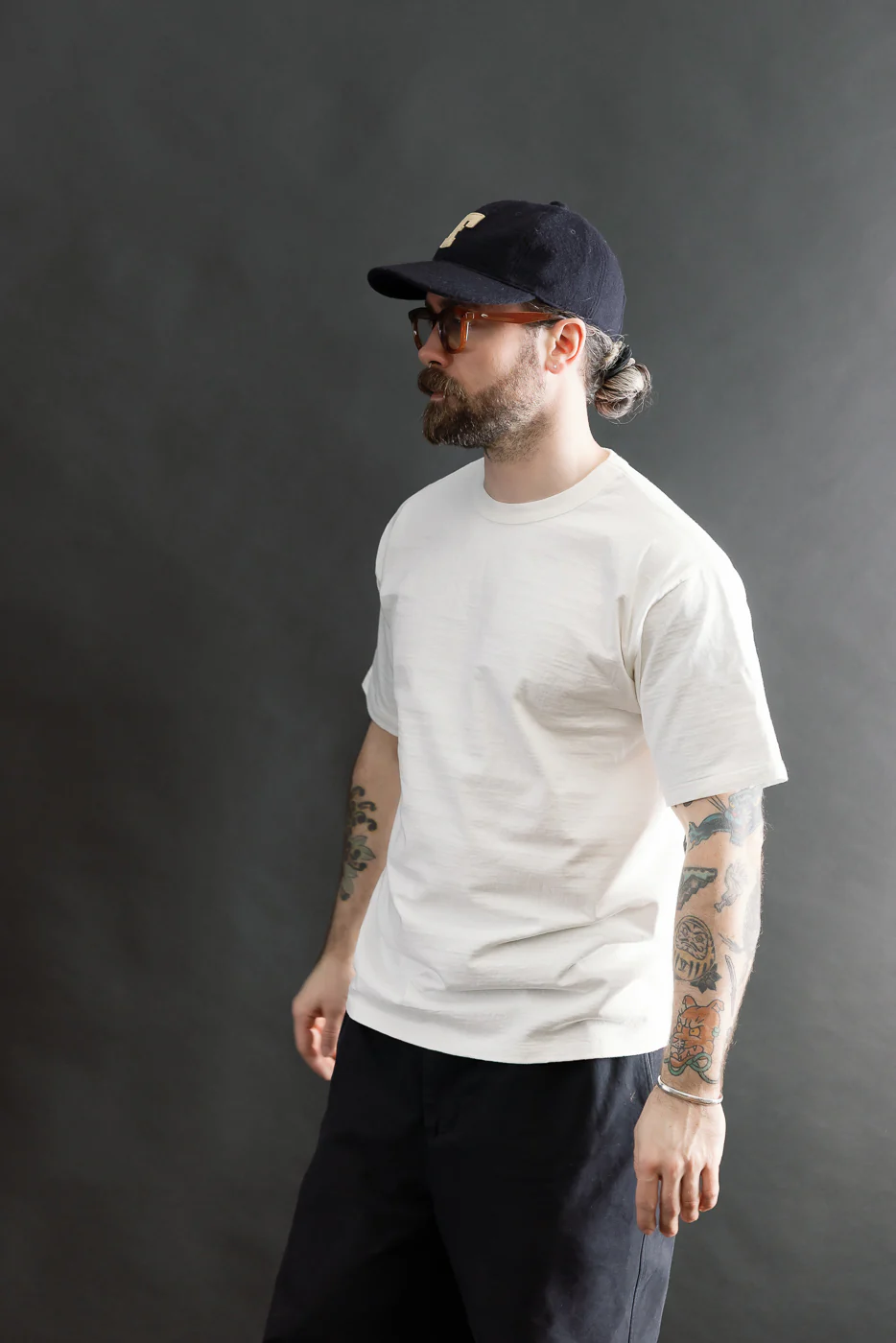 7.7oz - "Fallen Cotton" Midweight T-Shirt S/S - Off White - Image 9