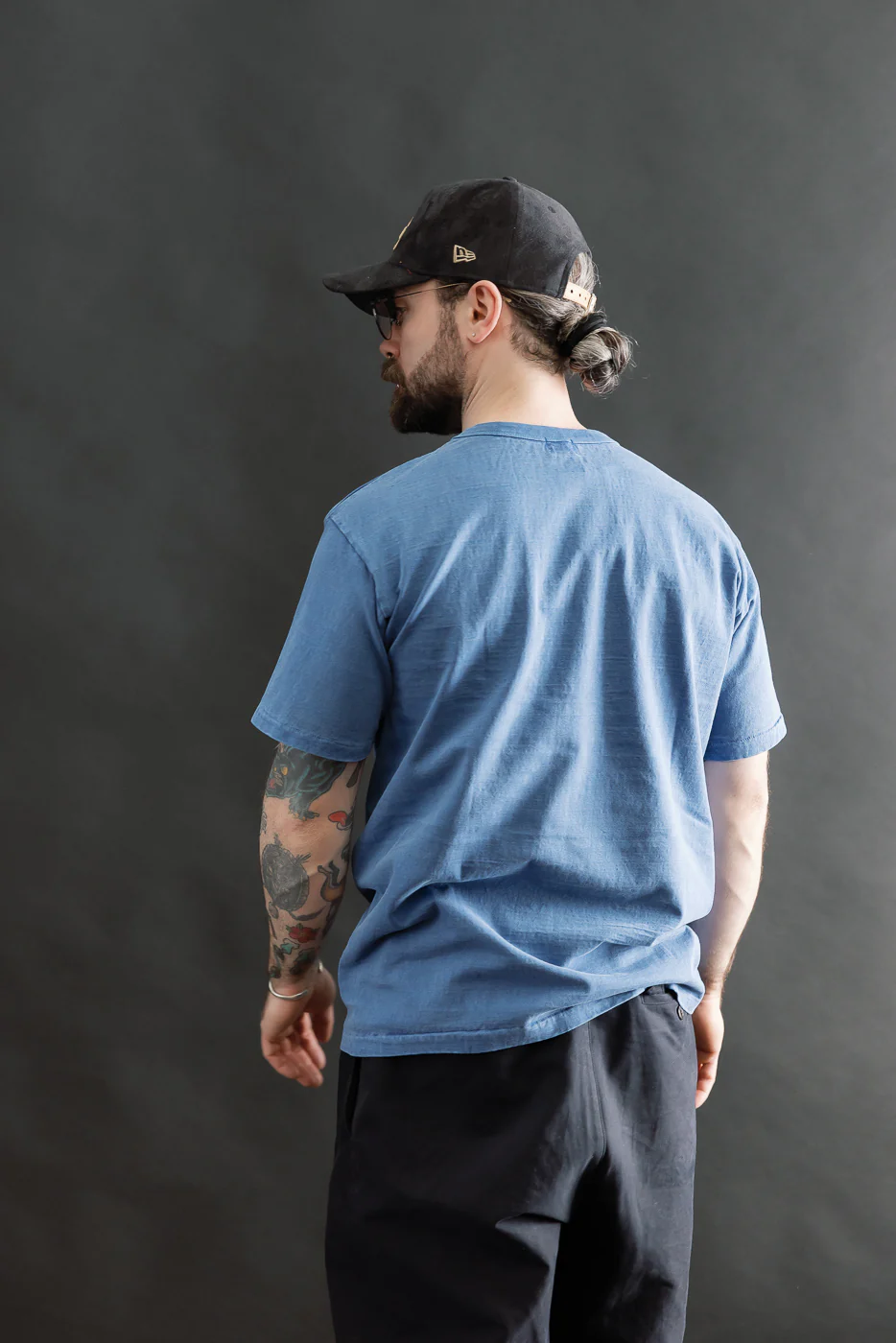 "Fallen Cotton" Midweight Tee Short Sleeve - PD Light Indigo - Image 11