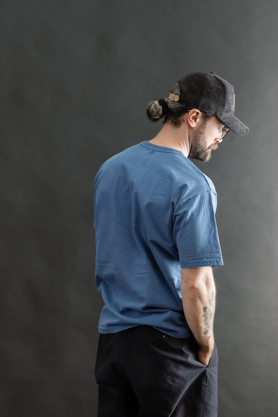 "Fallen Cotton" Midweight Tee Short Sleeve - PD Light Indigo - Image 12
