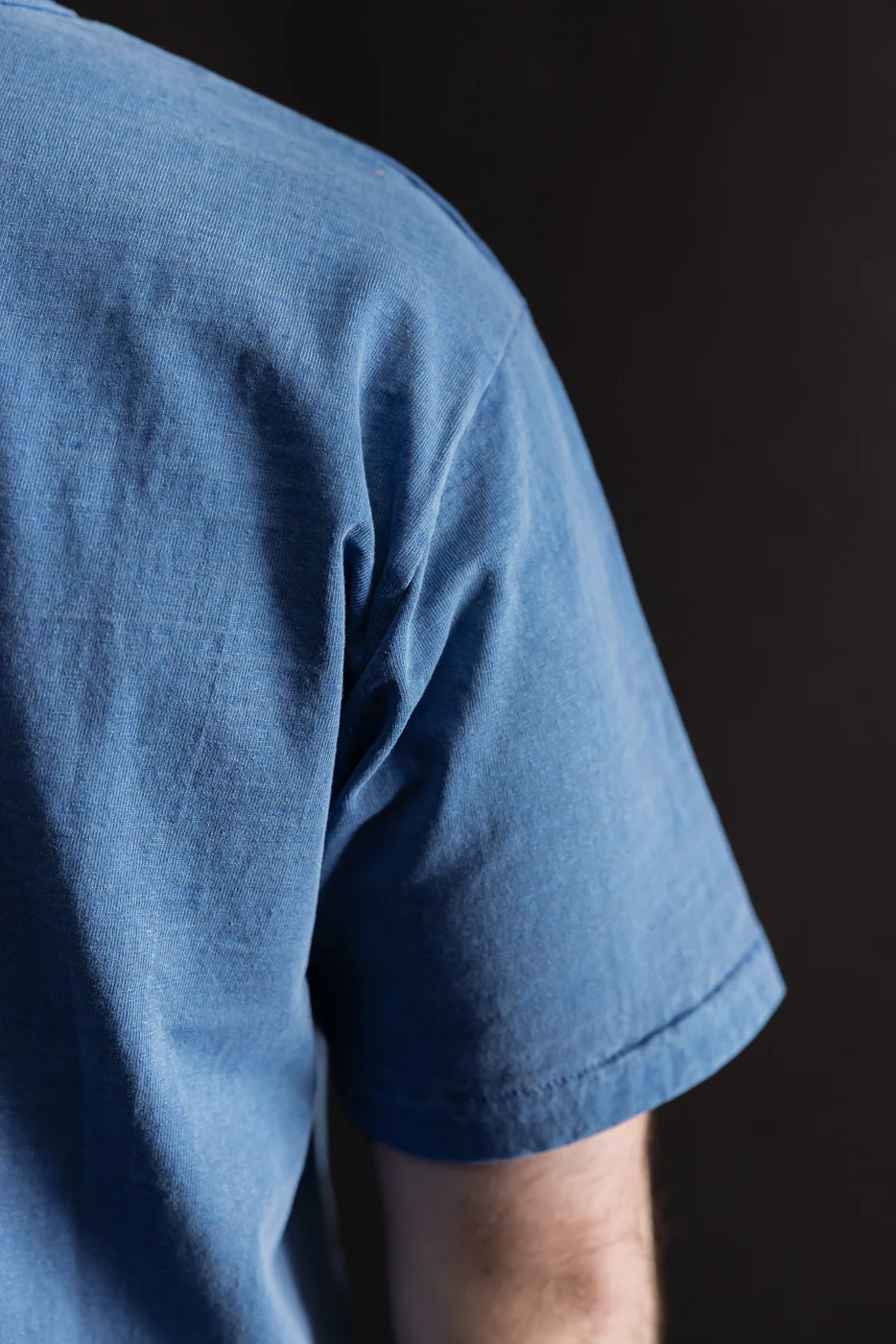 "Fallen Cotton" Midweight Tee Short Sleeve - PD Light Indigo - Image 18