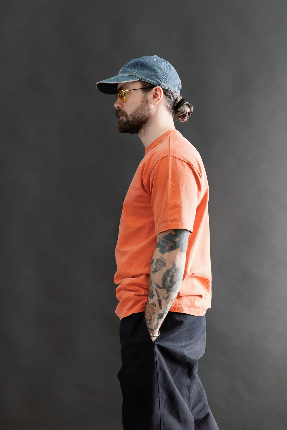 "Fallen Cotton" Midweight Tee Short Sleeve - PD Orange - Image 13
