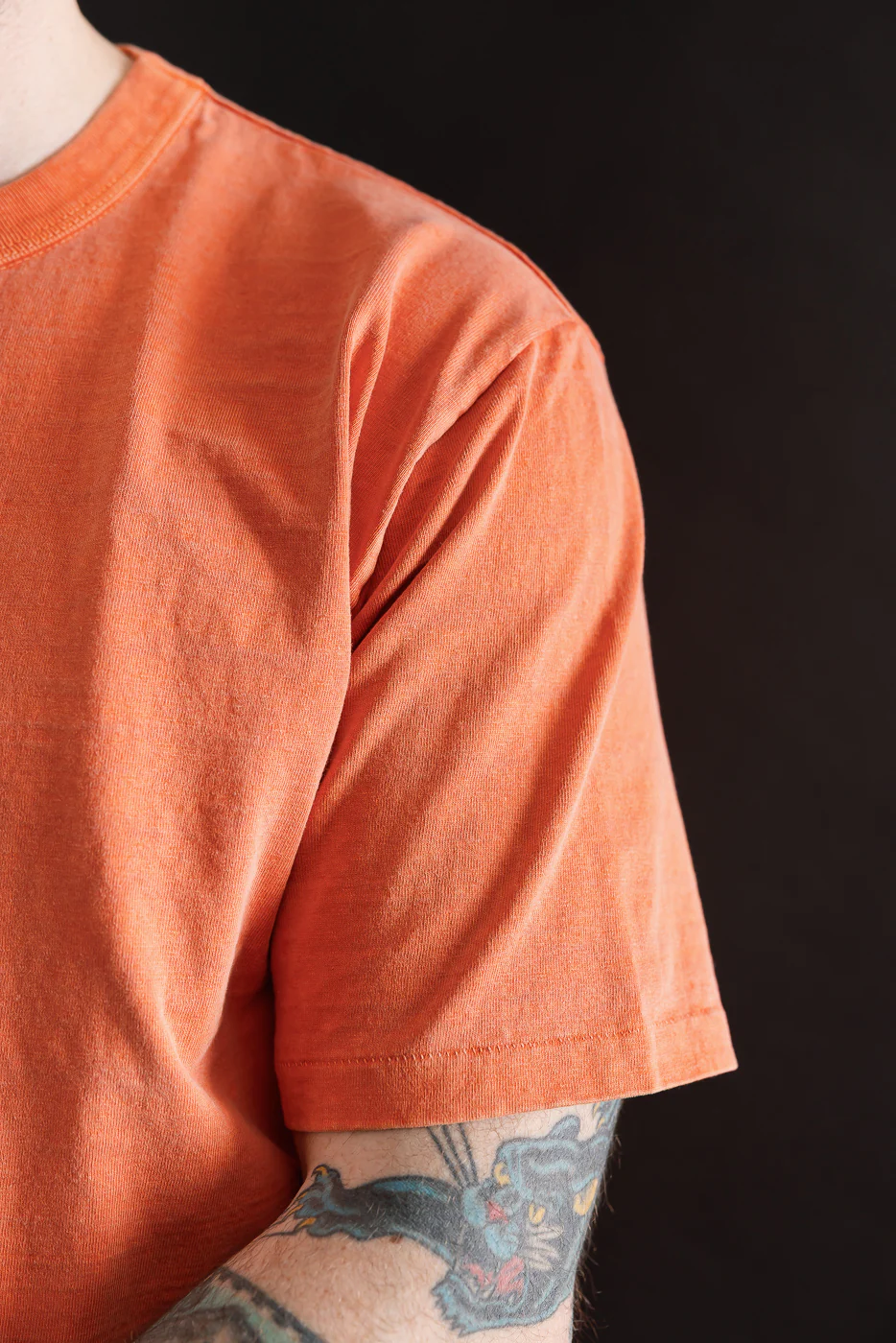 "Fallen Cotton" Midweight Tee Short Sleeve - PD Orange - Image 15