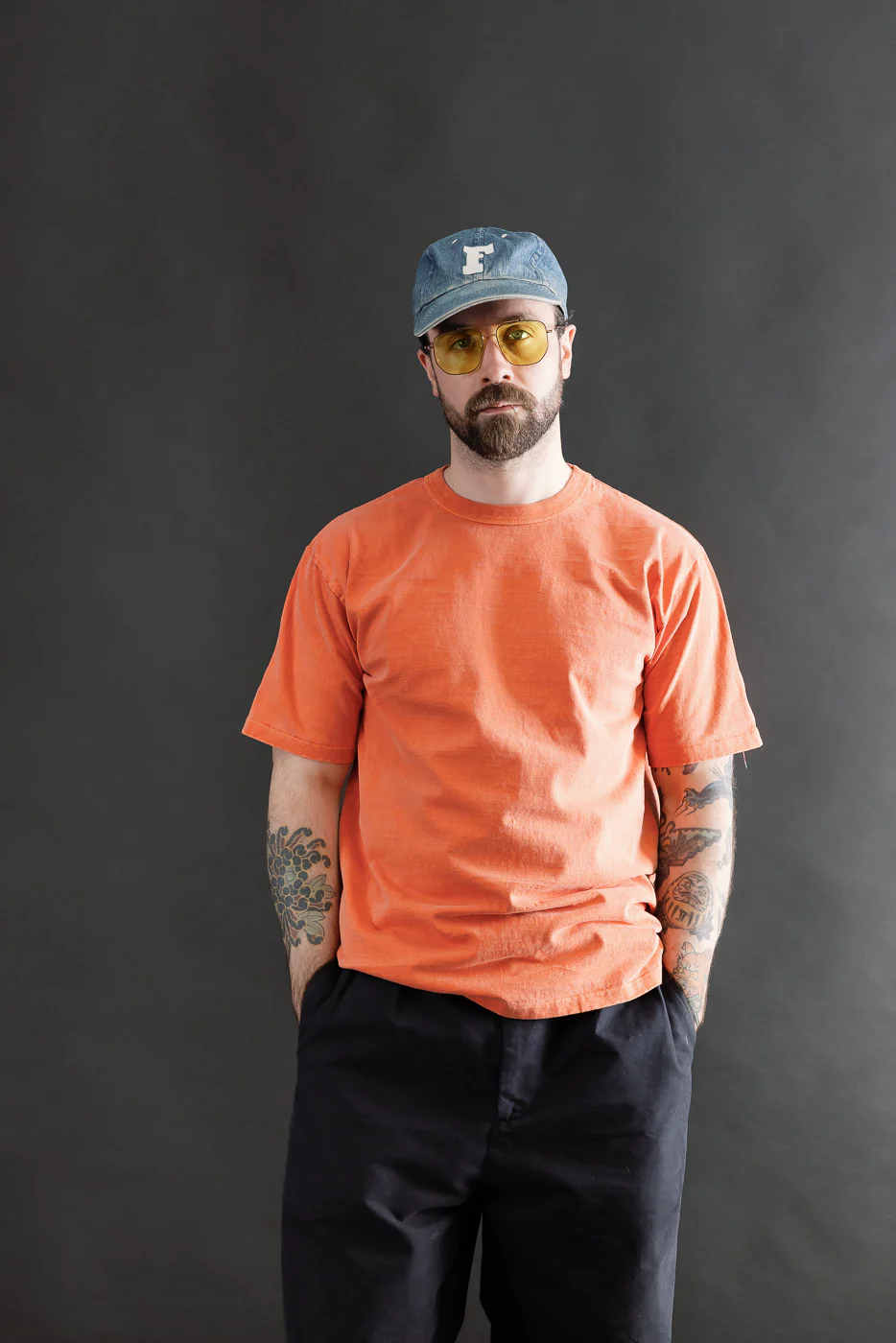 "Fallen Cotton" Midweight Tee Short Sleeve - PD Orange - Image 9