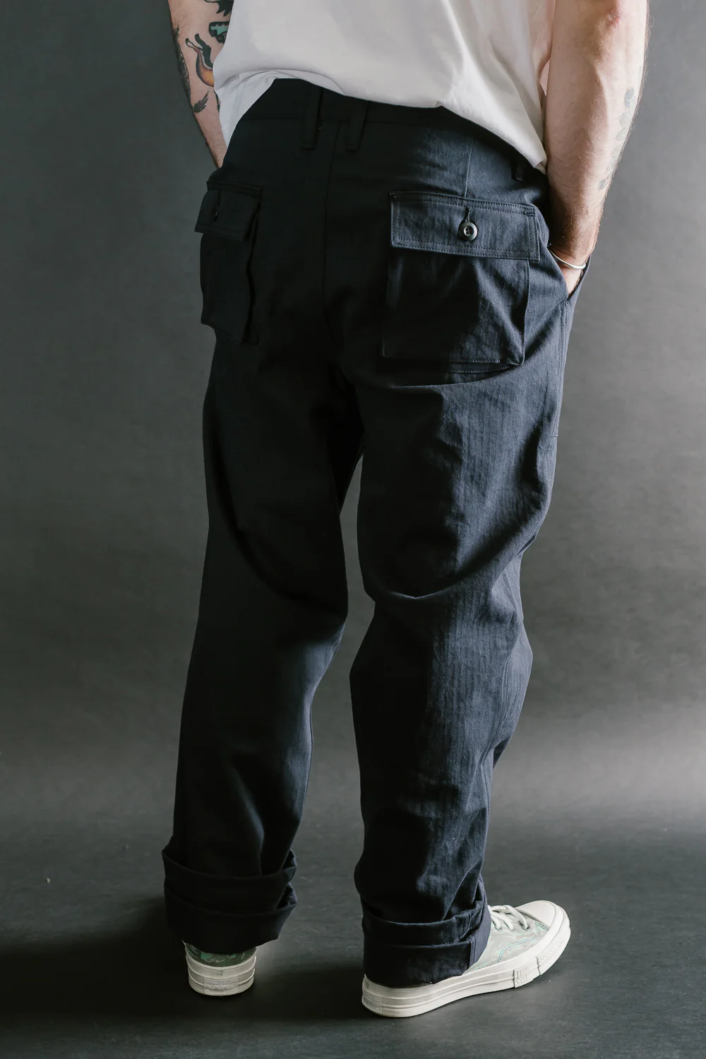 Fatigue Pant Washed HBT - Midnight - Image 12