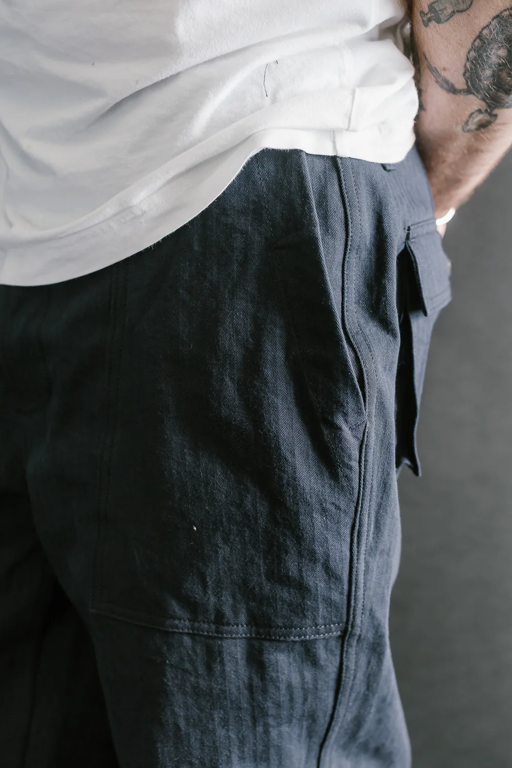 Fatigue Pant Washed HBT - Midnight - Image 16