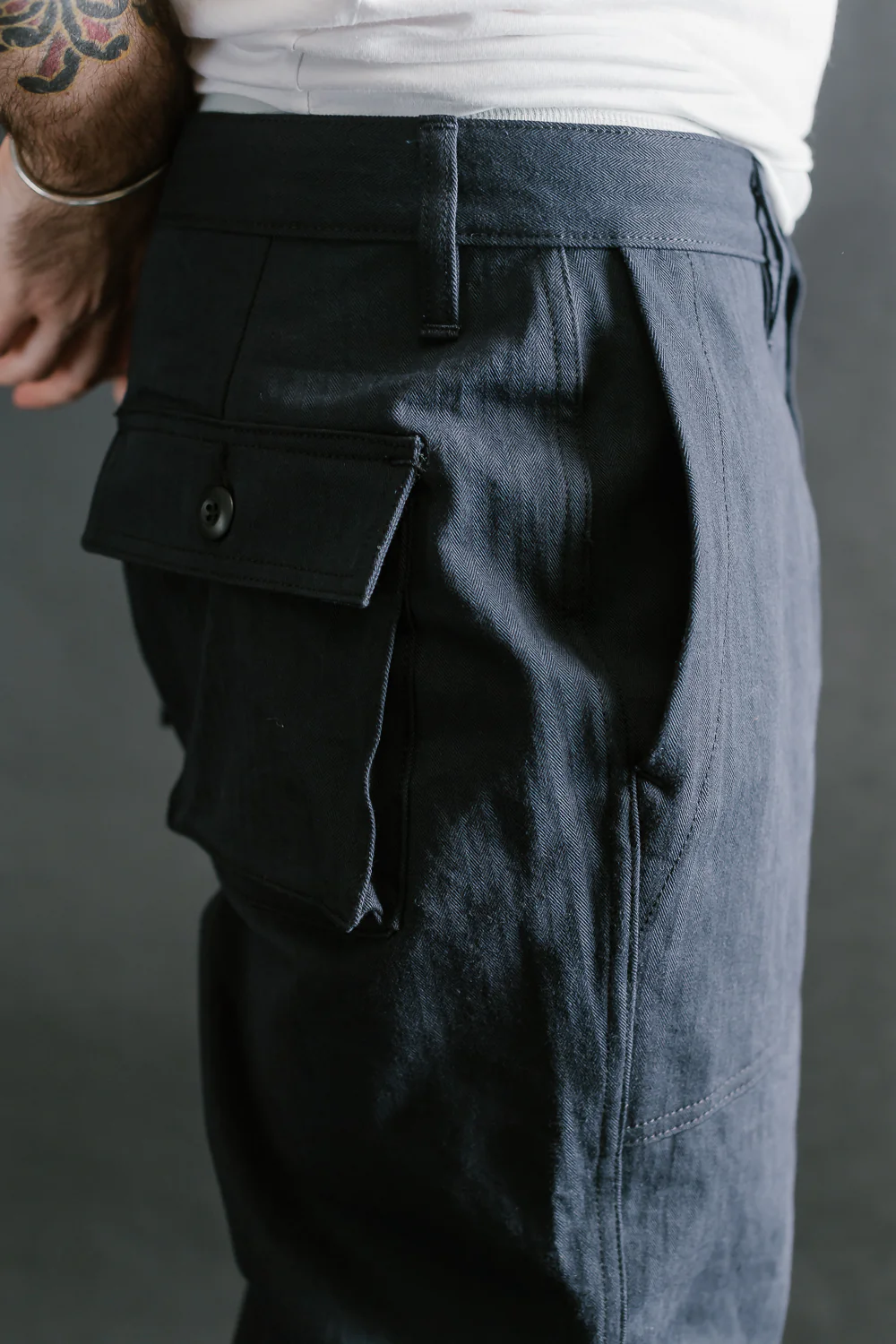 Fatigue Pant Washed HBT - Midnight - Image 17