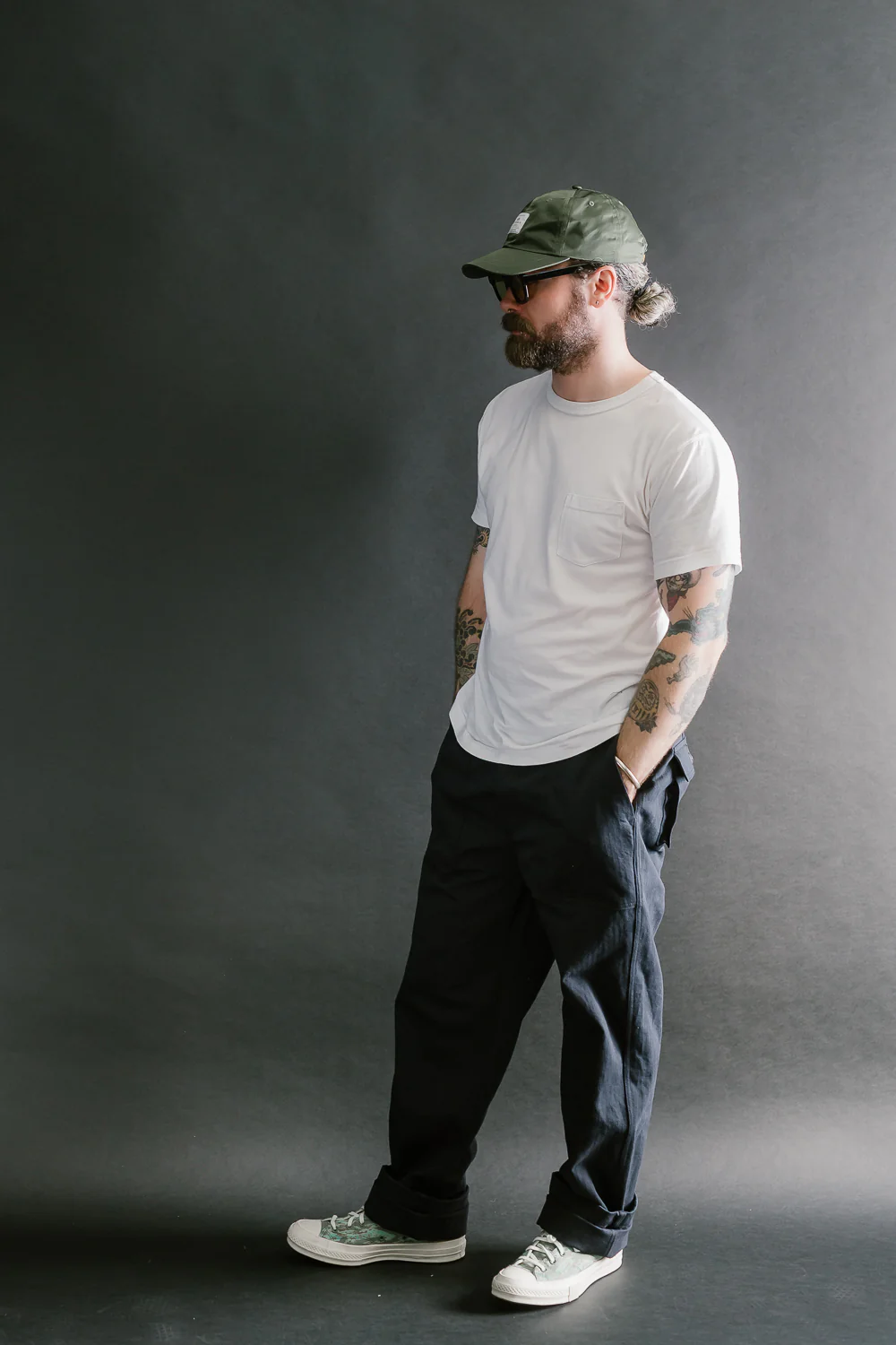 Fatigue Pant Washed HBT - Midnight - Image 8