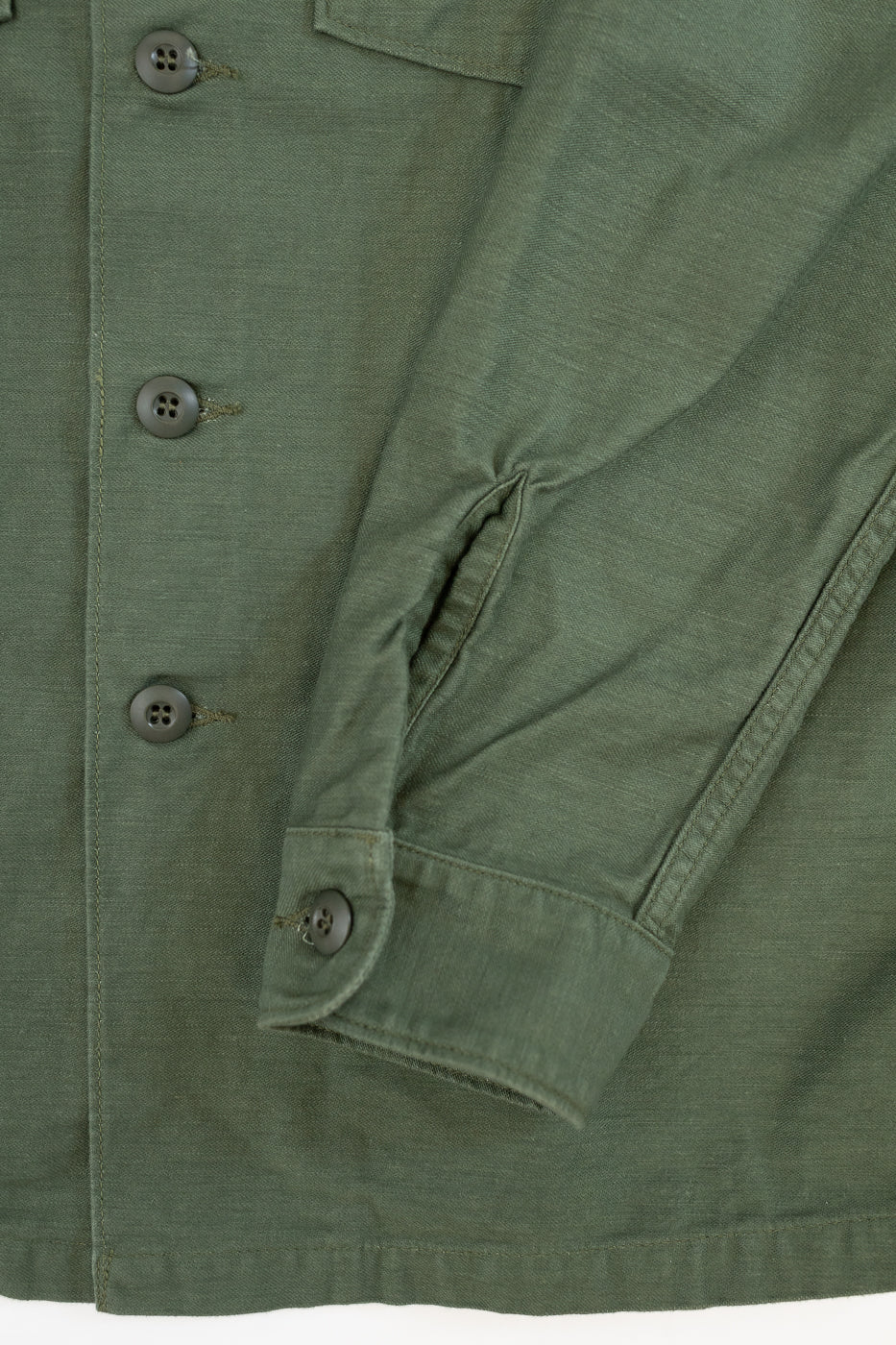 03-8045-16 - Fatigue Shirt Reverse Sateen - Olive - Image 4