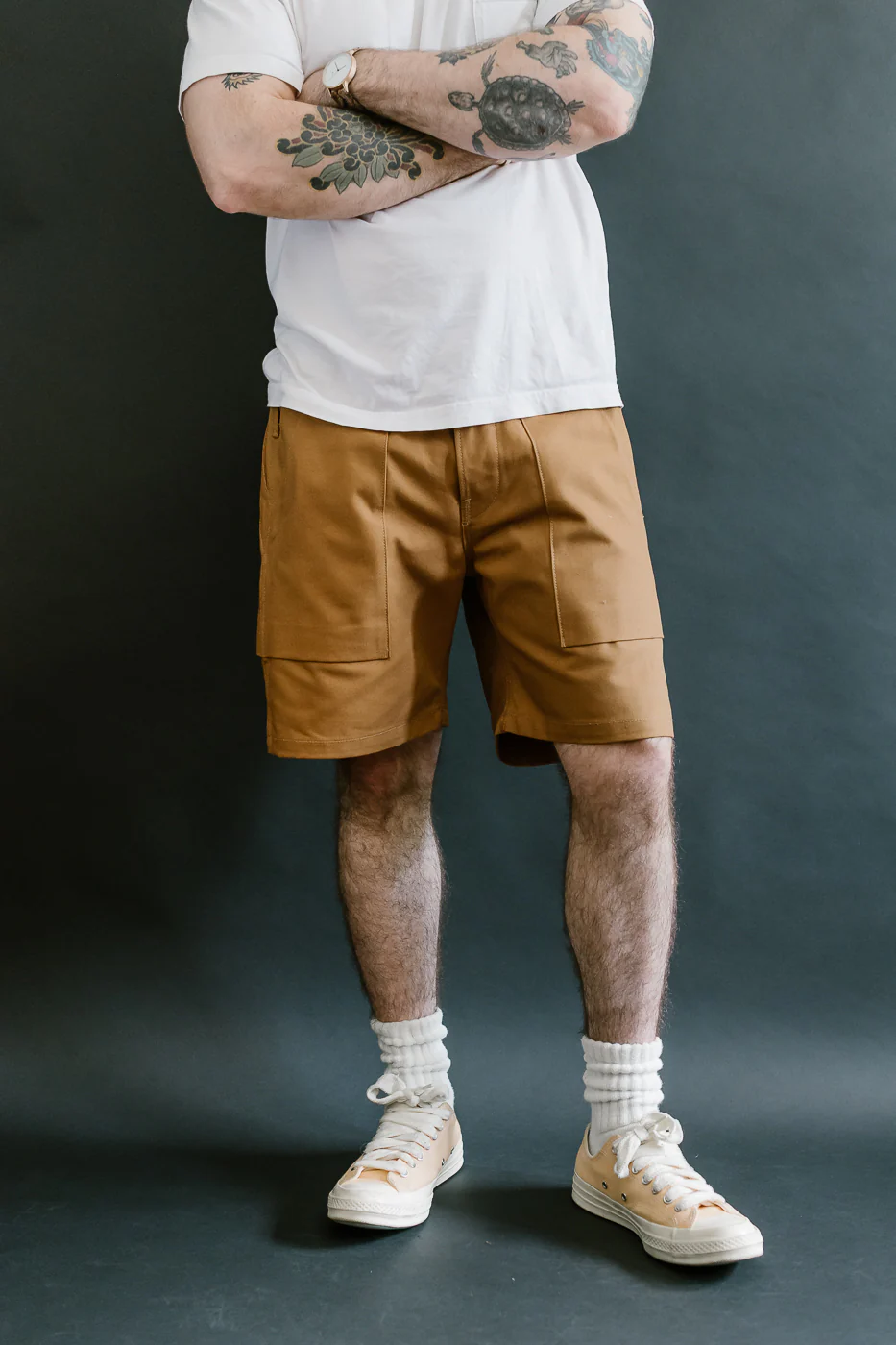 Fatigue Shorts - Camel Canvas - Image 10