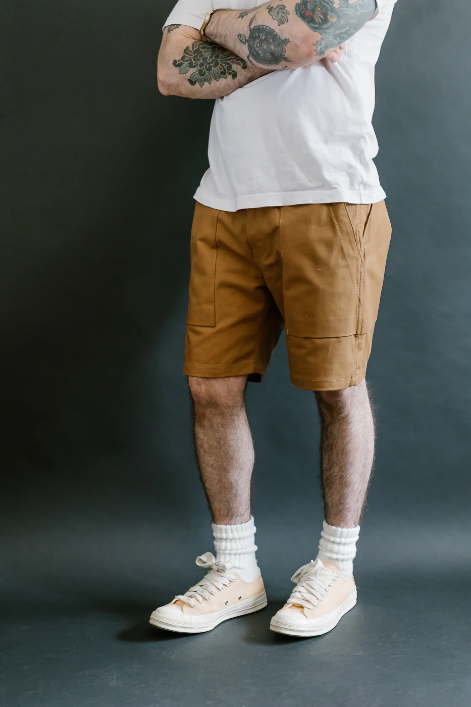 Fatigue Shorts - Camel Canvas - Image 11