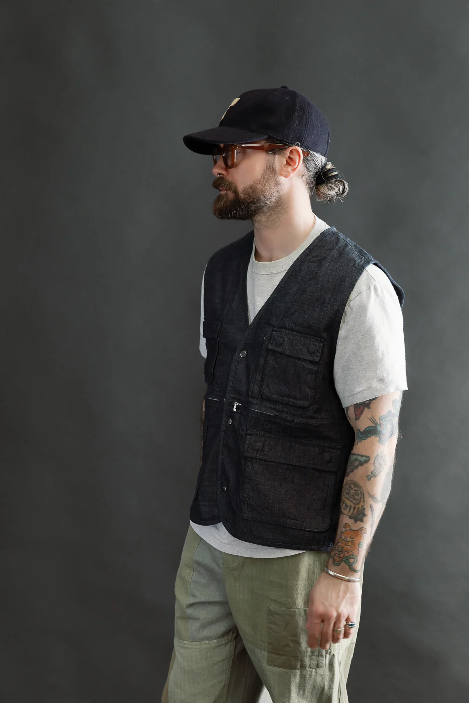 Field Vest - Indigo Ripstop - Image 10