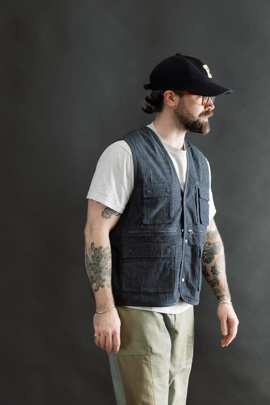 Field Vest - Indigo Ripstop - Image 14