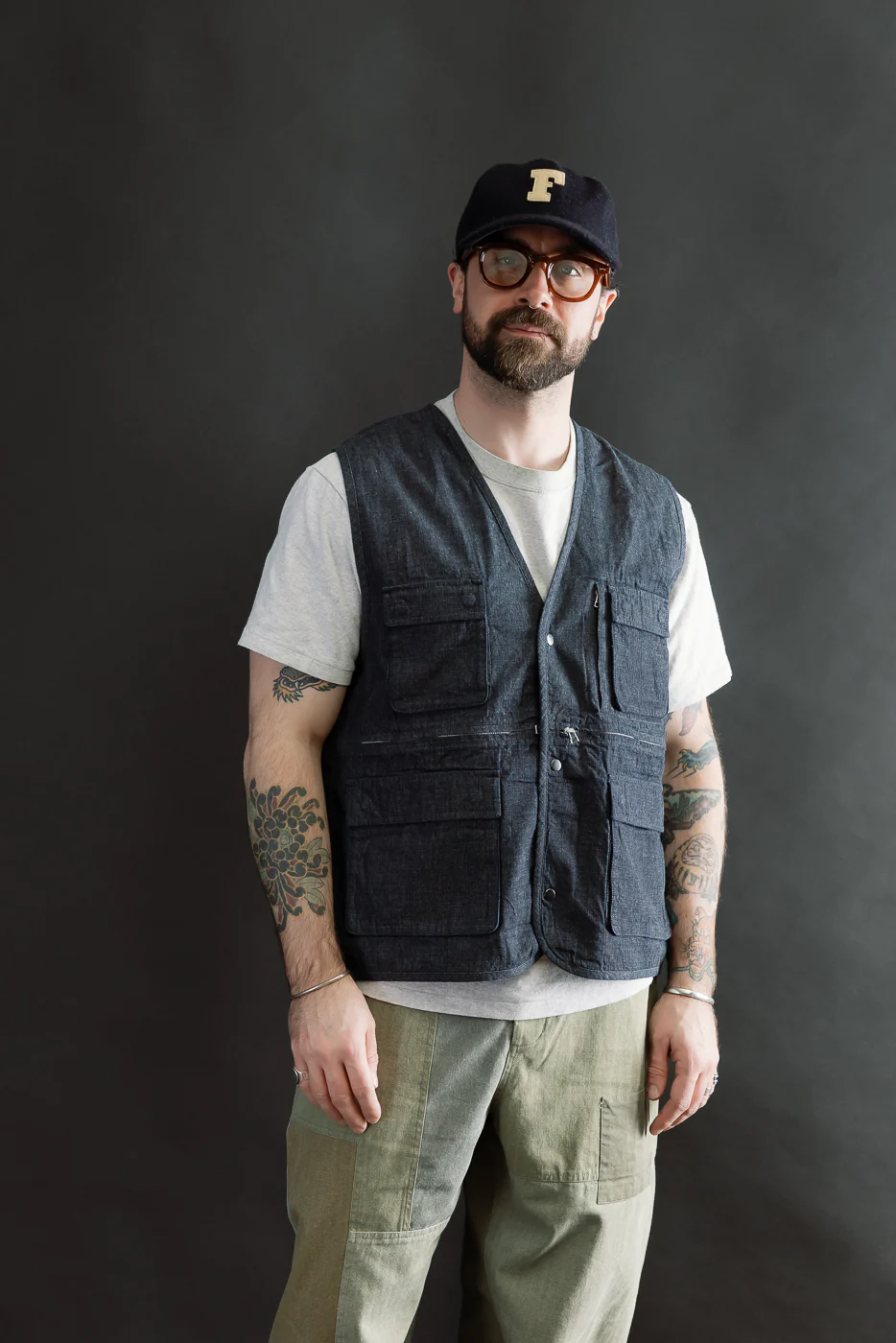 Field Vest - Indigo Ripstop - Image 16