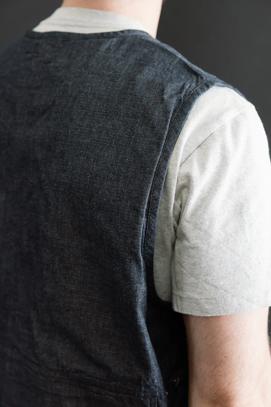 Field Vest - Indigo Ripstop - Image 19
