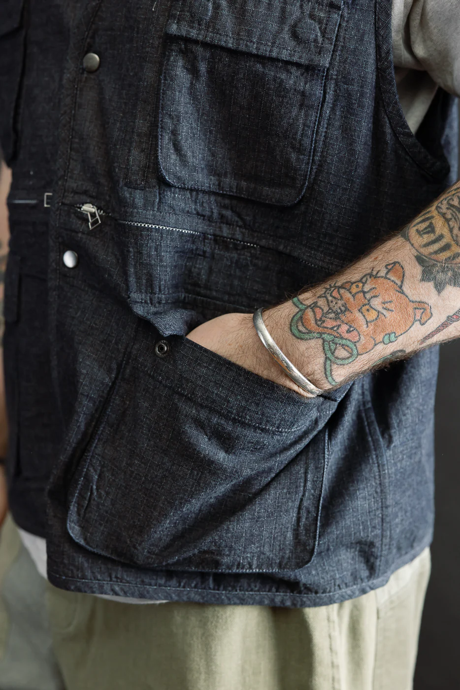 Field Vest - Indigo Ripstop - Image 21