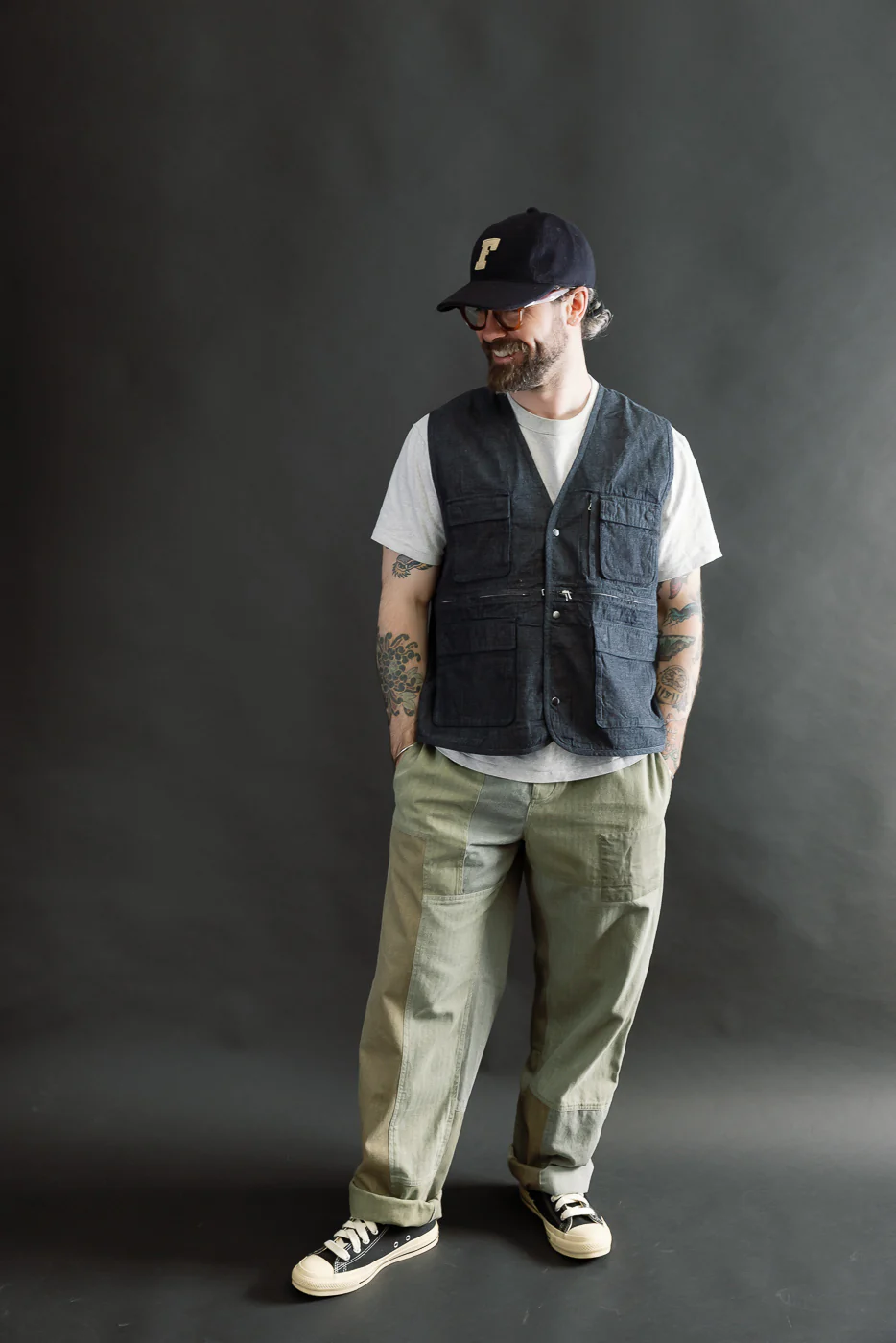 Field Vest - Indigo Ripstop - Image 6