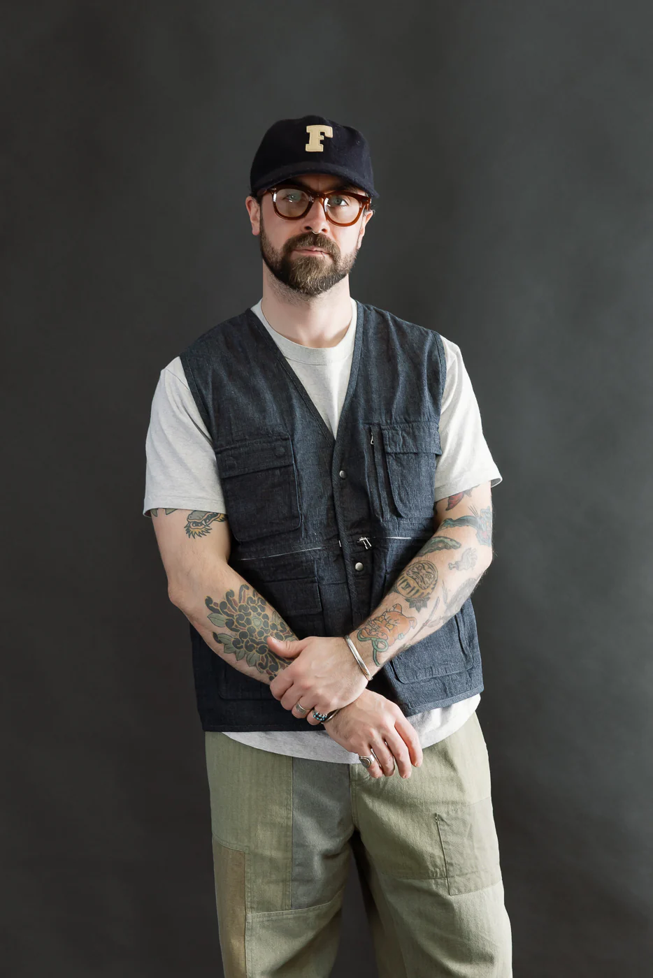 Field Vest - Indigo Ripstop - Image 9