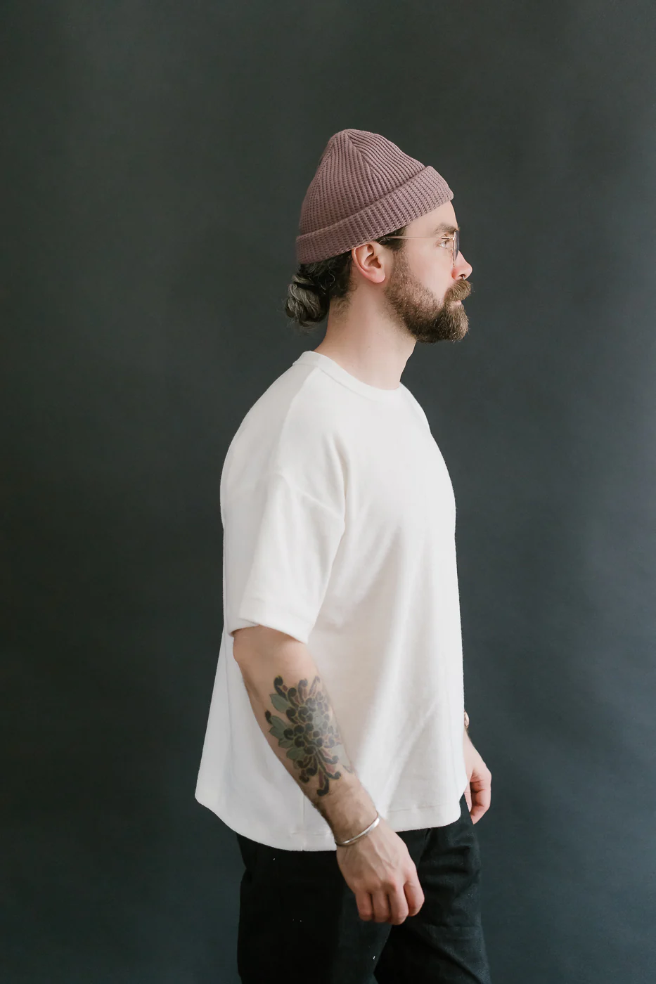 Fons Boxy Fit Towel T-Shirt - Ecru - Image 10