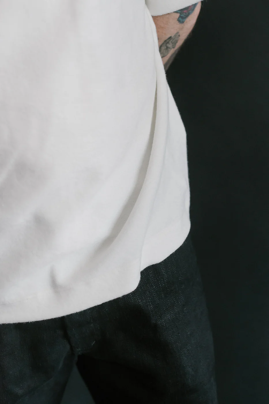 Fons Boxy Fit Towel T-Shirt - Ecru - Image 17
