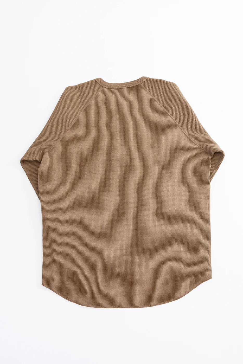 Foxfibre® Heavyweight Waffle Henley Iron Mordant - Coyote 80 - Image 4