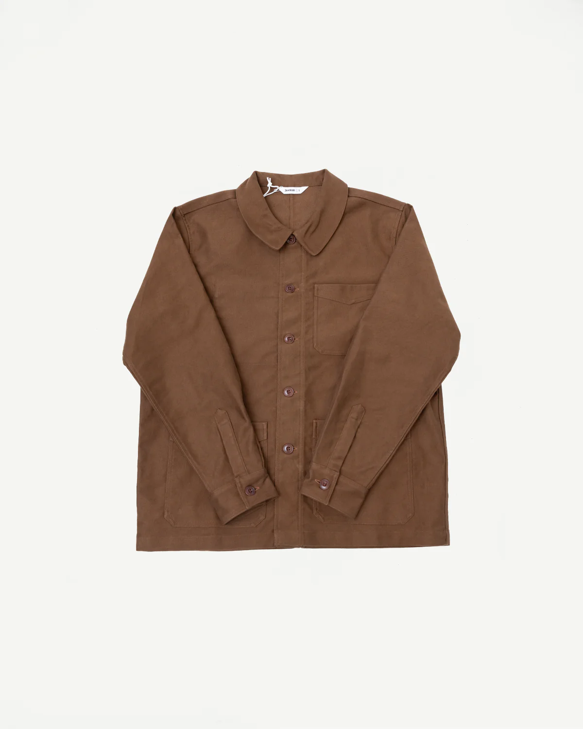French Work Jacket Moleskin - Brown