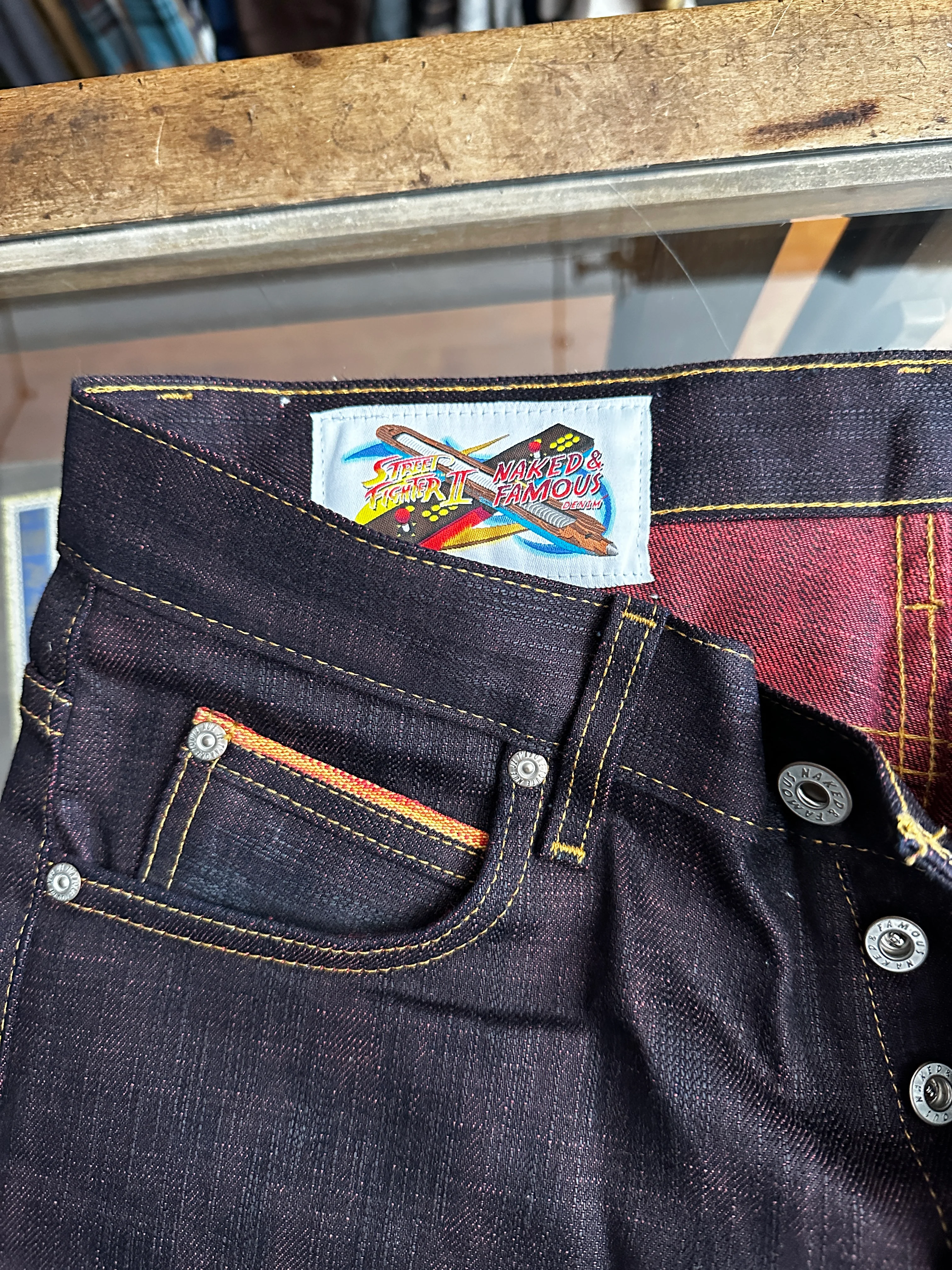 Gently Used - 12.5oz Street Fighter II Ken Shoryuken - Super Guy - 31x29 - Image 3