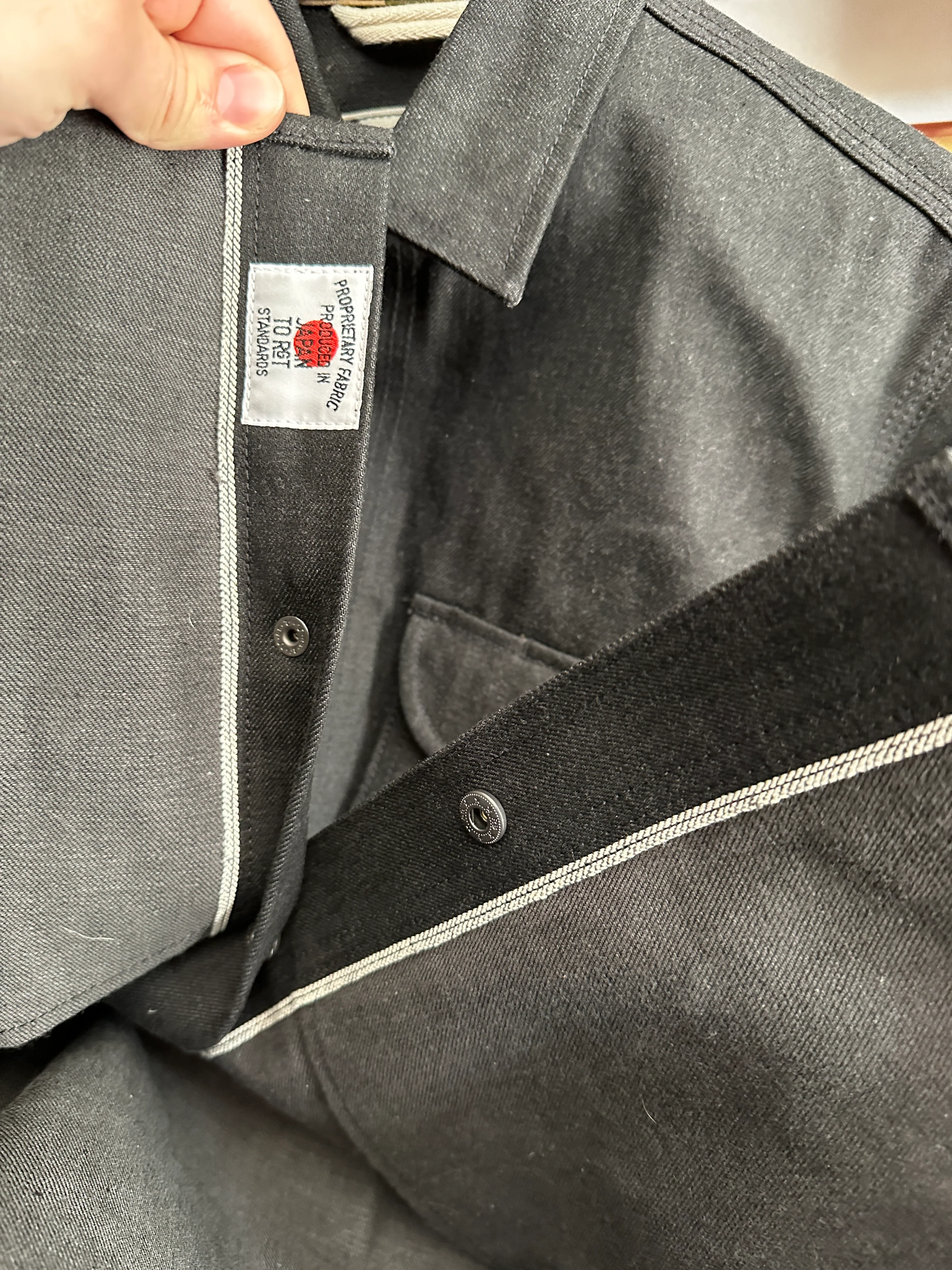 Gently Used - 15oz Service Shirt - Stealth Selvedge - Image 3