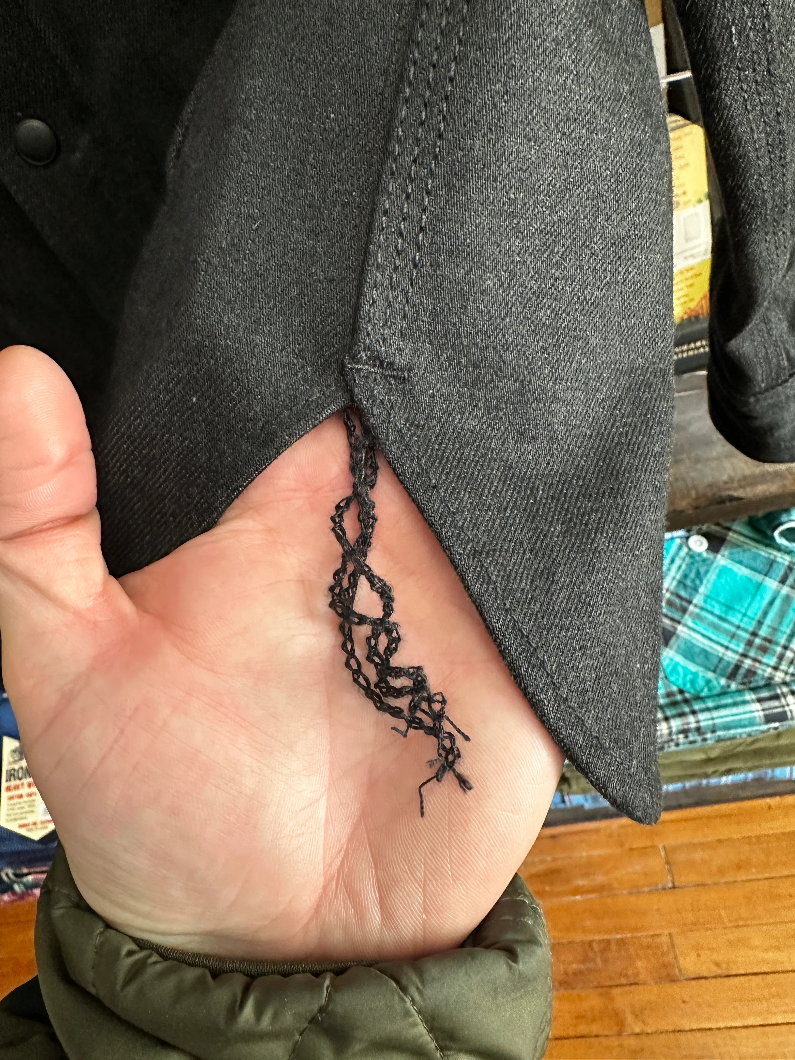 Gently Used - 15oz Service Shirt - Stealth Selvedge - Image 5
