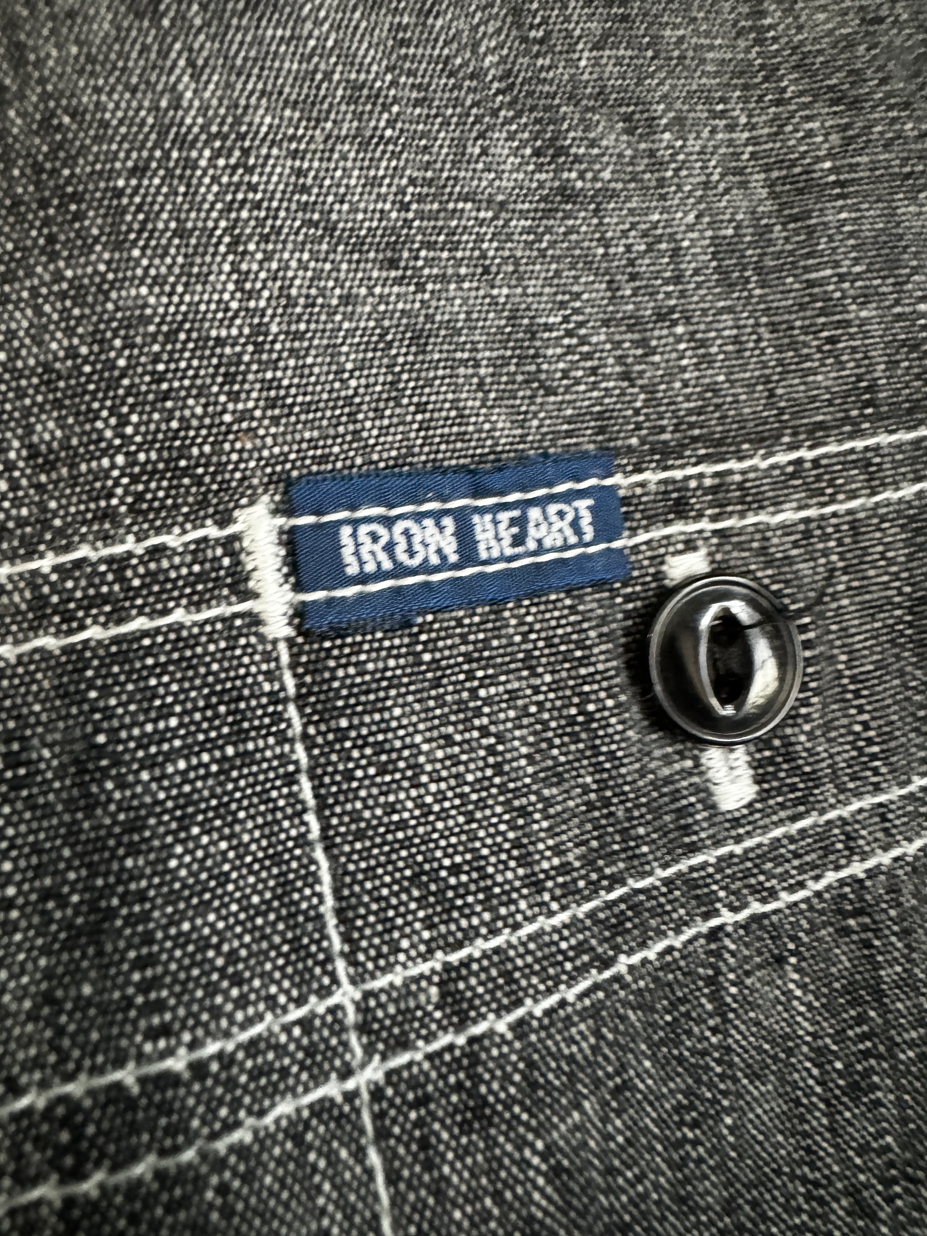 Gently Used - Black Chambray Work Shirt - Medium - Image 4