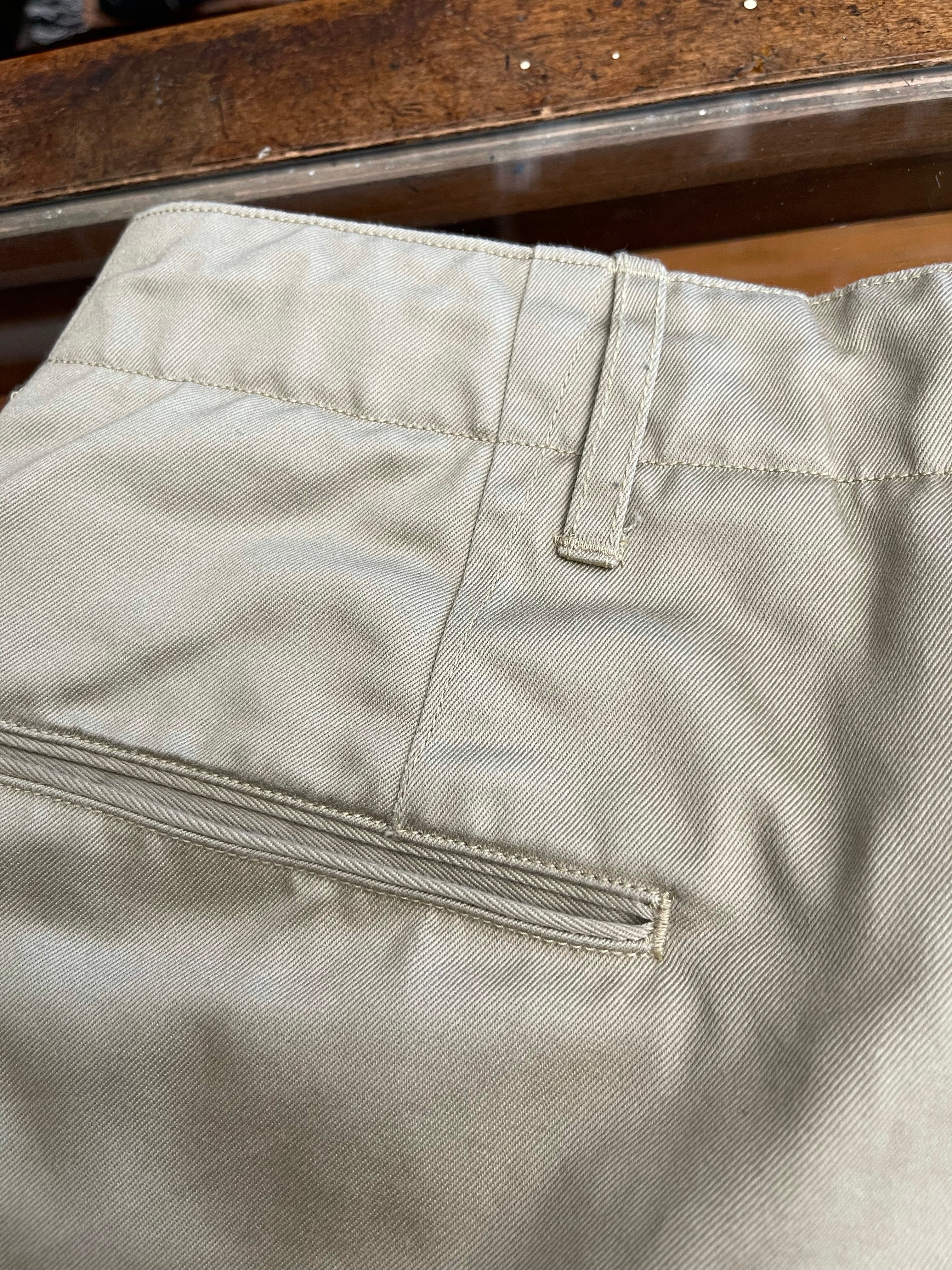Gently Used Buzz Rickson's Original-Speck Chino Trousers - Khaki - W31xL34 - Image 4
