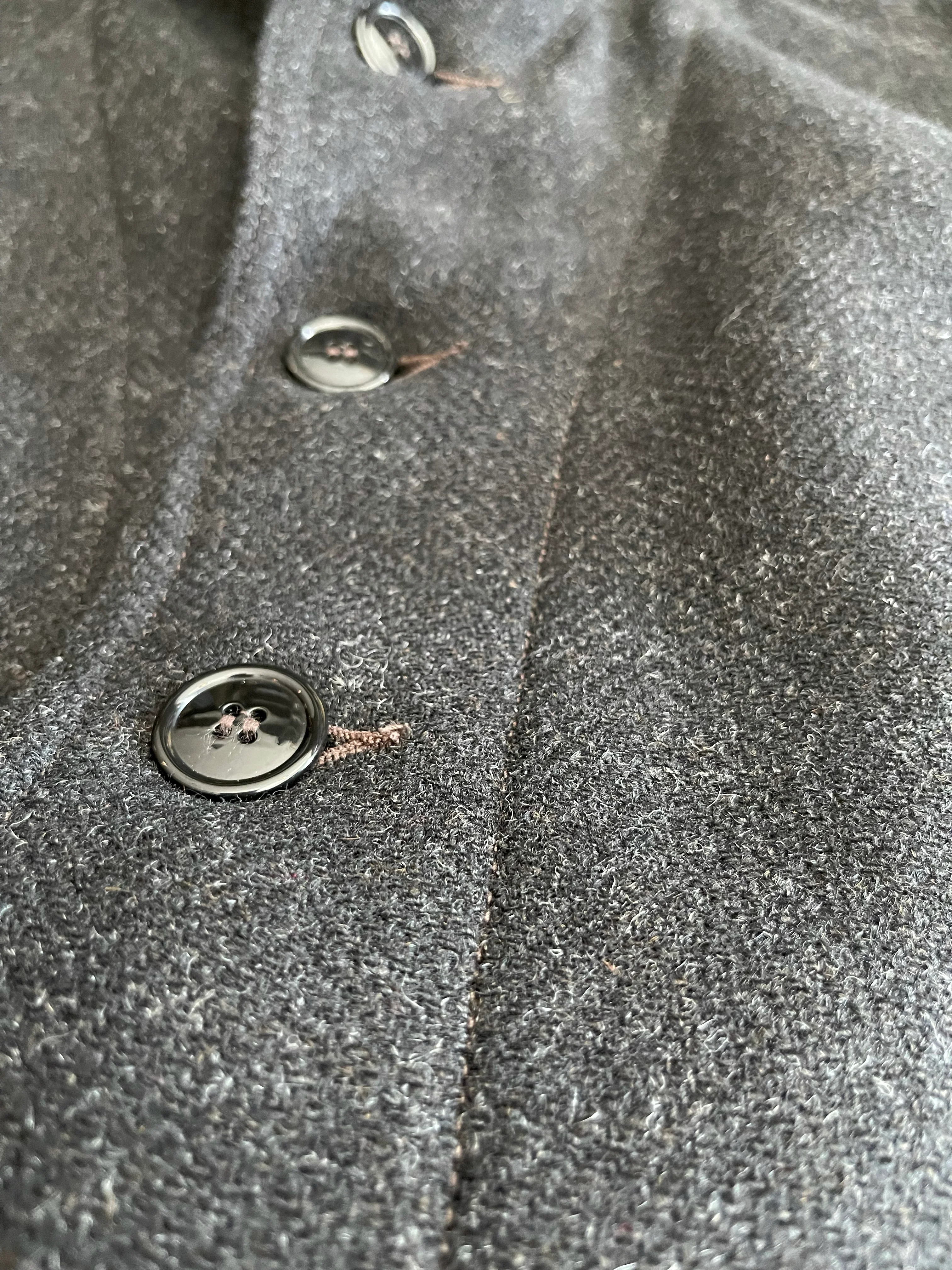 Gently Used Buzz Rickson's Submarine Wool Coat - Charcoal - 40 - Image 4