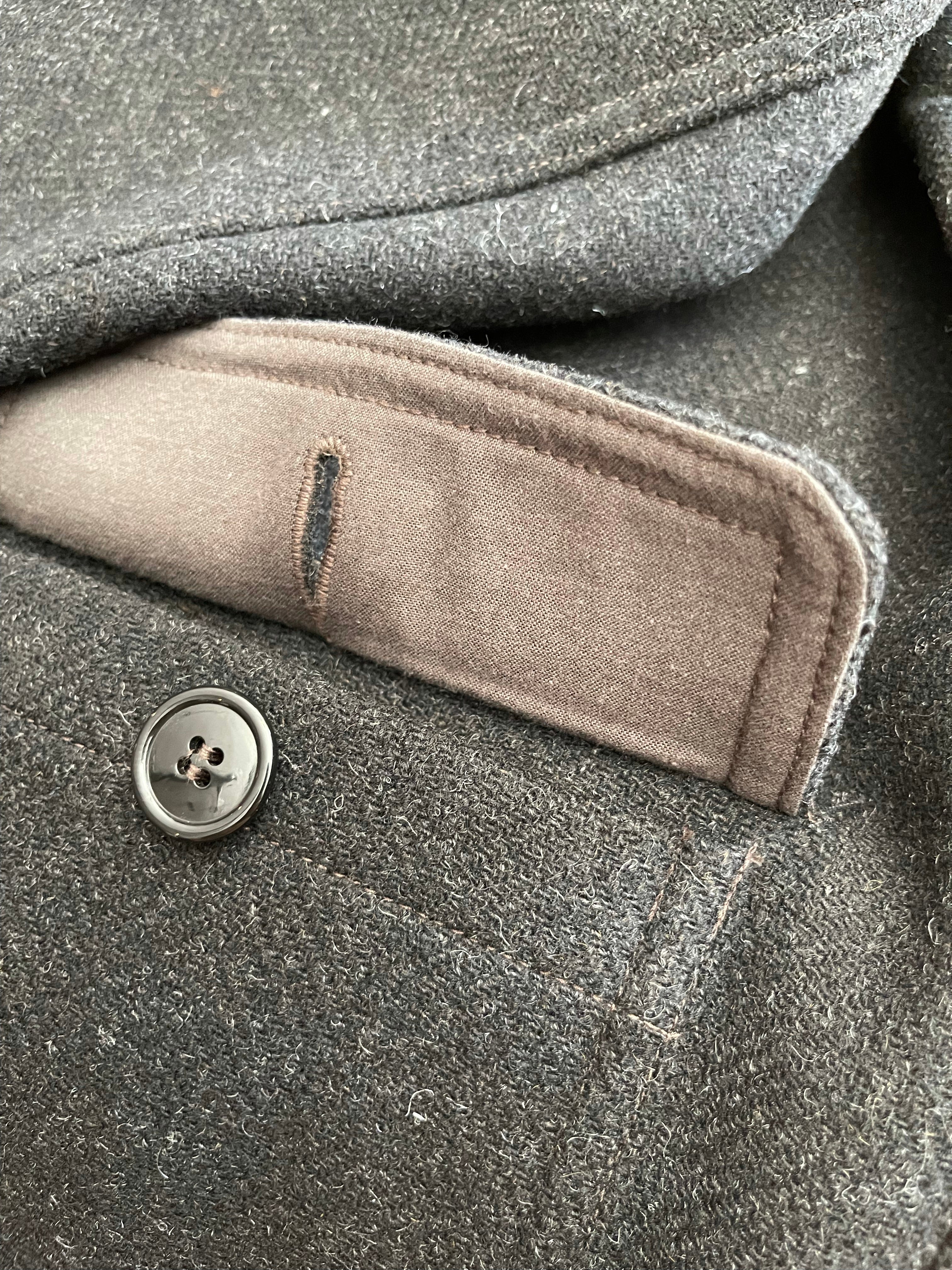 Gently Used Buzz Rickson's Submarine Wool Coat - Charcoal - 40 - Image 6