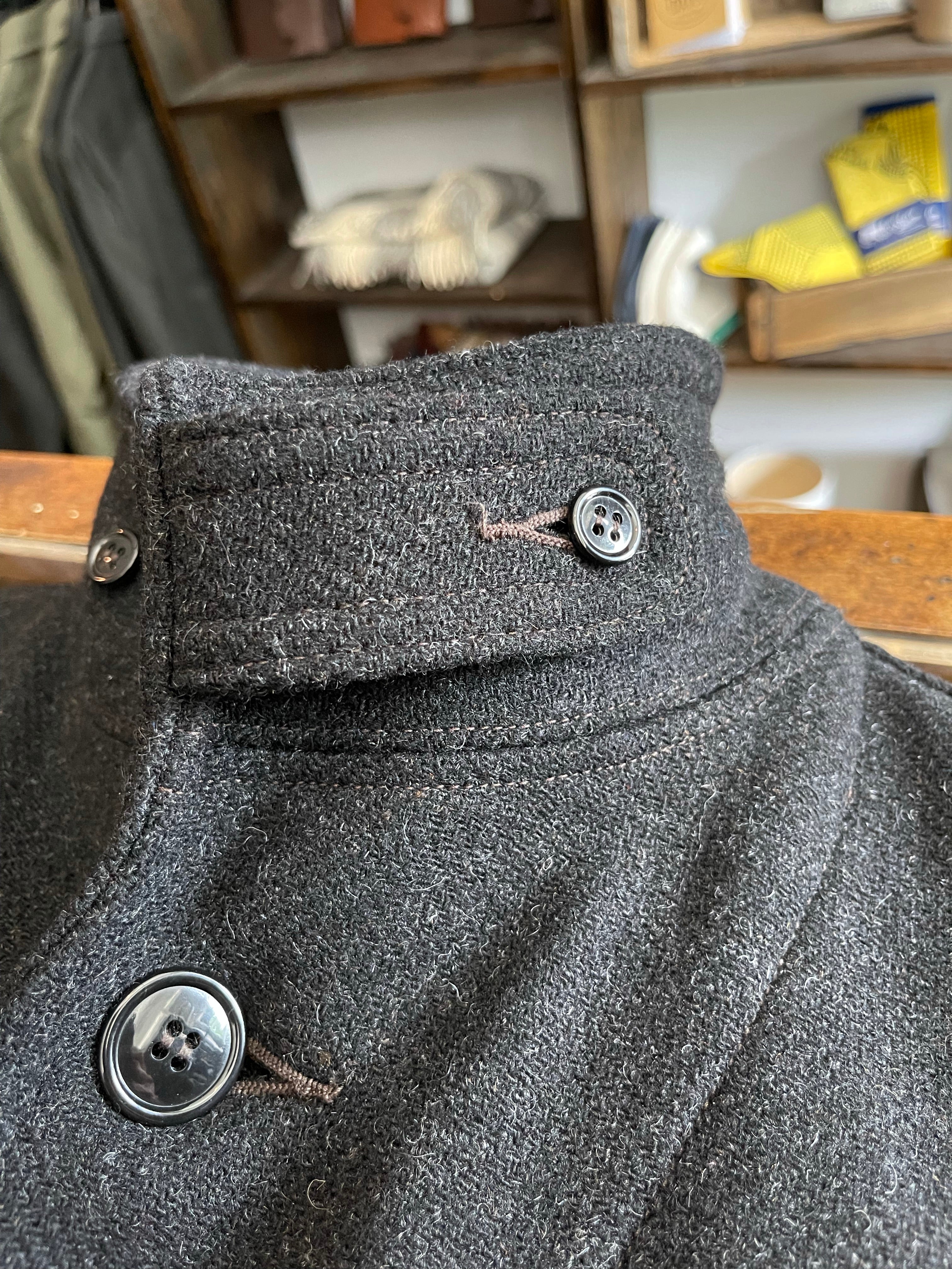 Gently Used Buzz Rickson's Submarine Wool Coat - Charcoal - 40 - Image 9