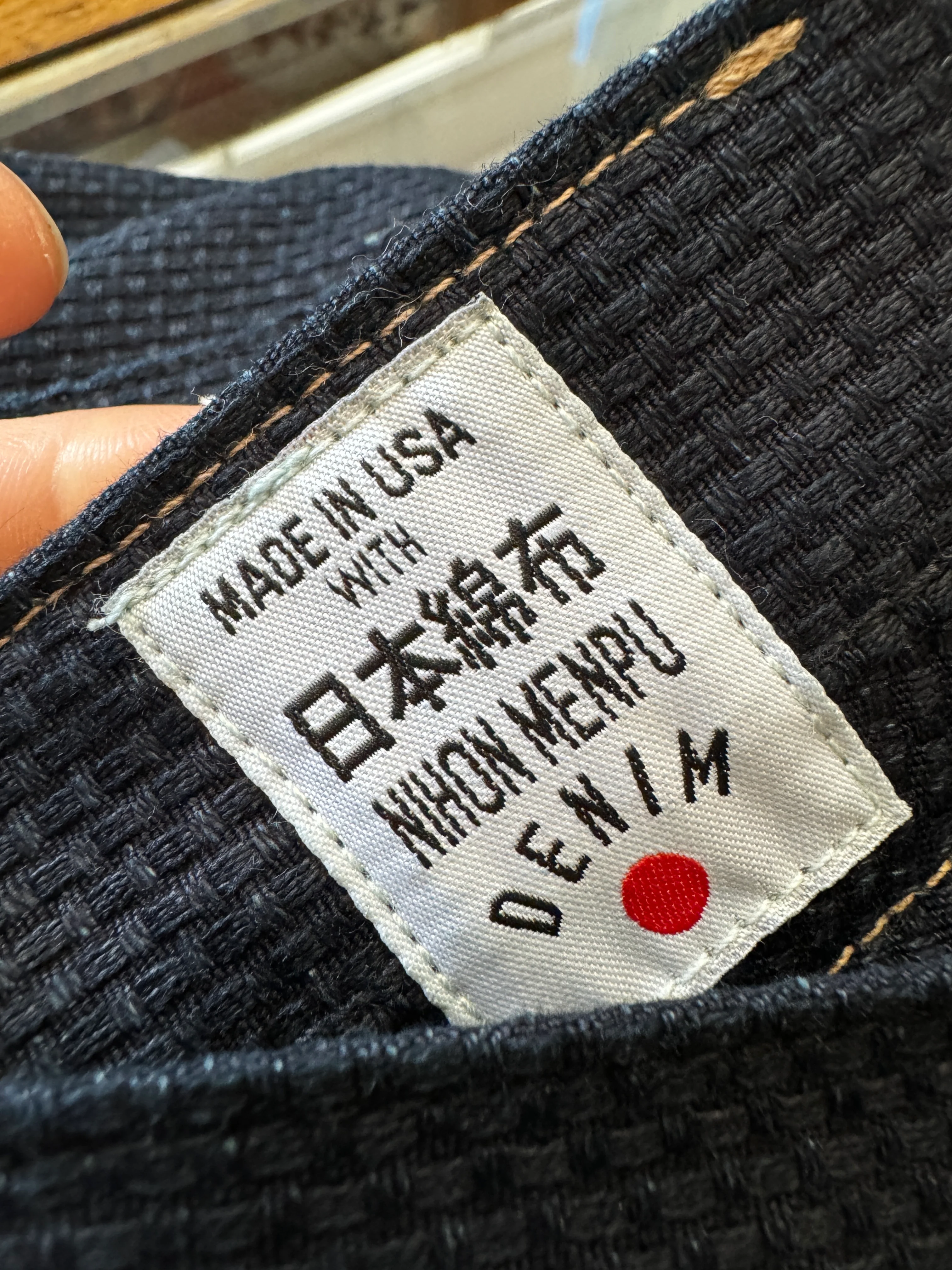 Gently Used - Double Knee Indigo Shashiko Work Pant - Size 29 - Image 3