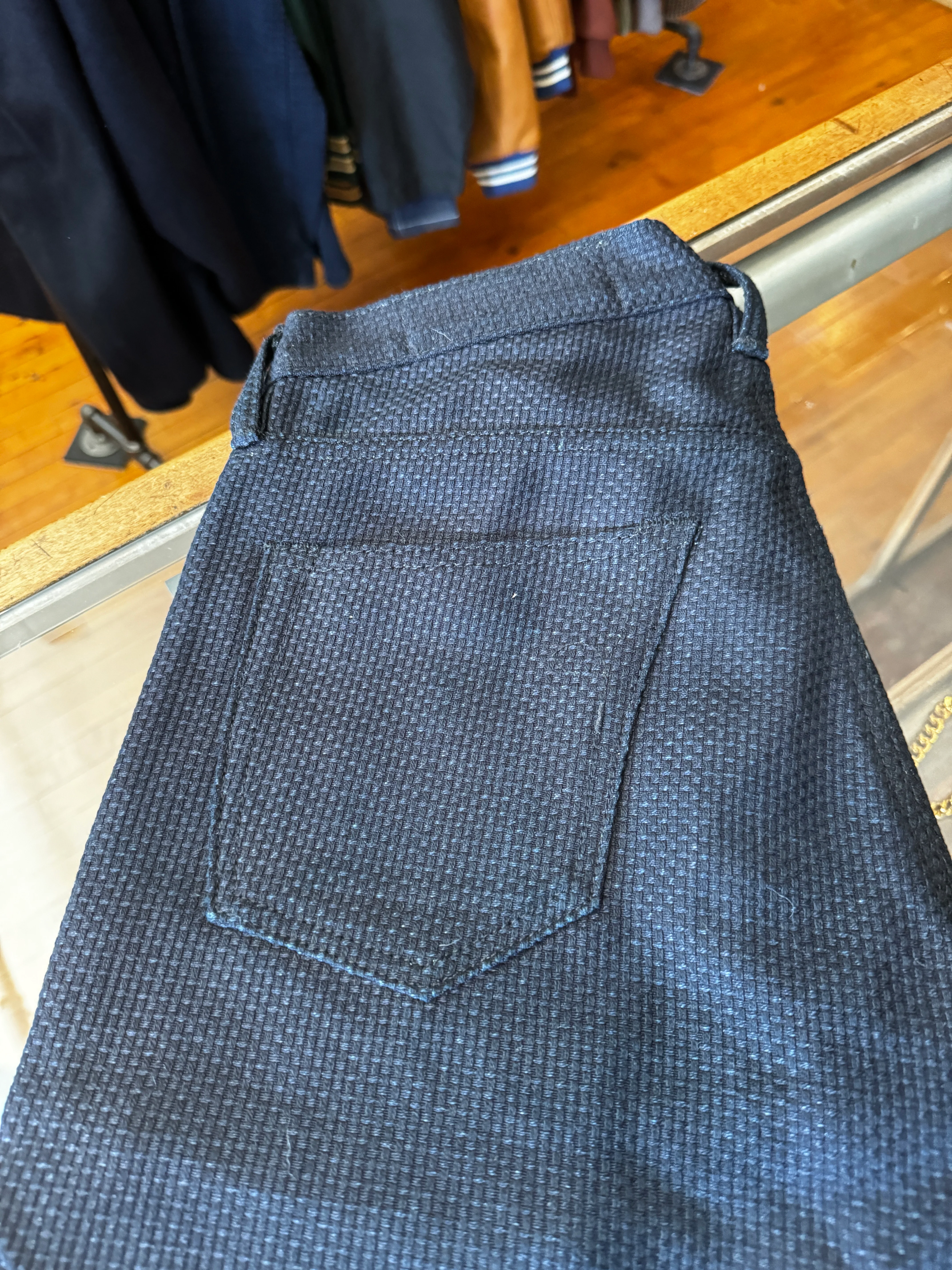 Gently Used - Double Knee Indigo Shashiko Work Pant - Size 29 - Image 5