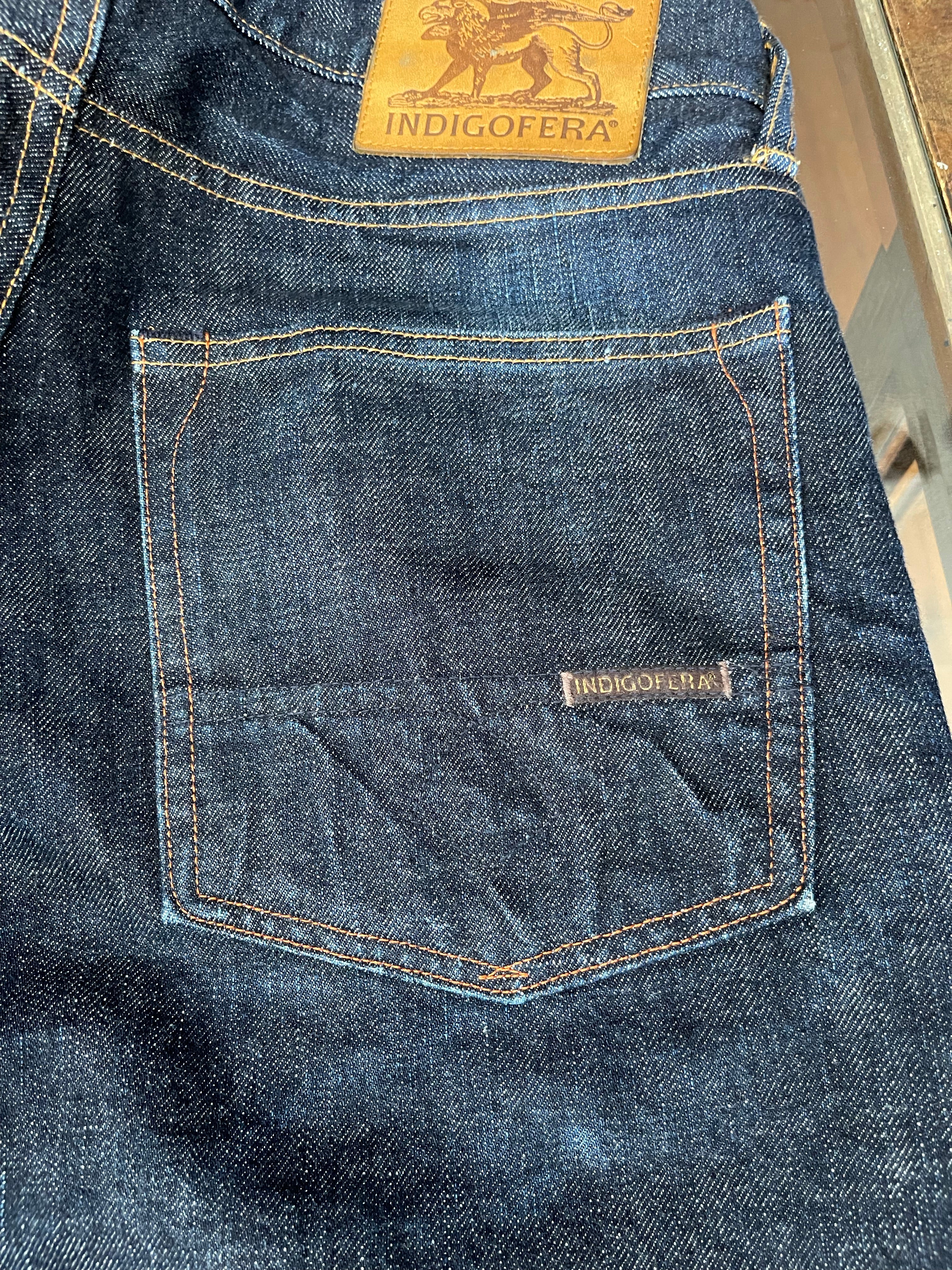 Gently Used Indigofera Buck Jeans in 18oz Selvedge - Indigo - Image 11
