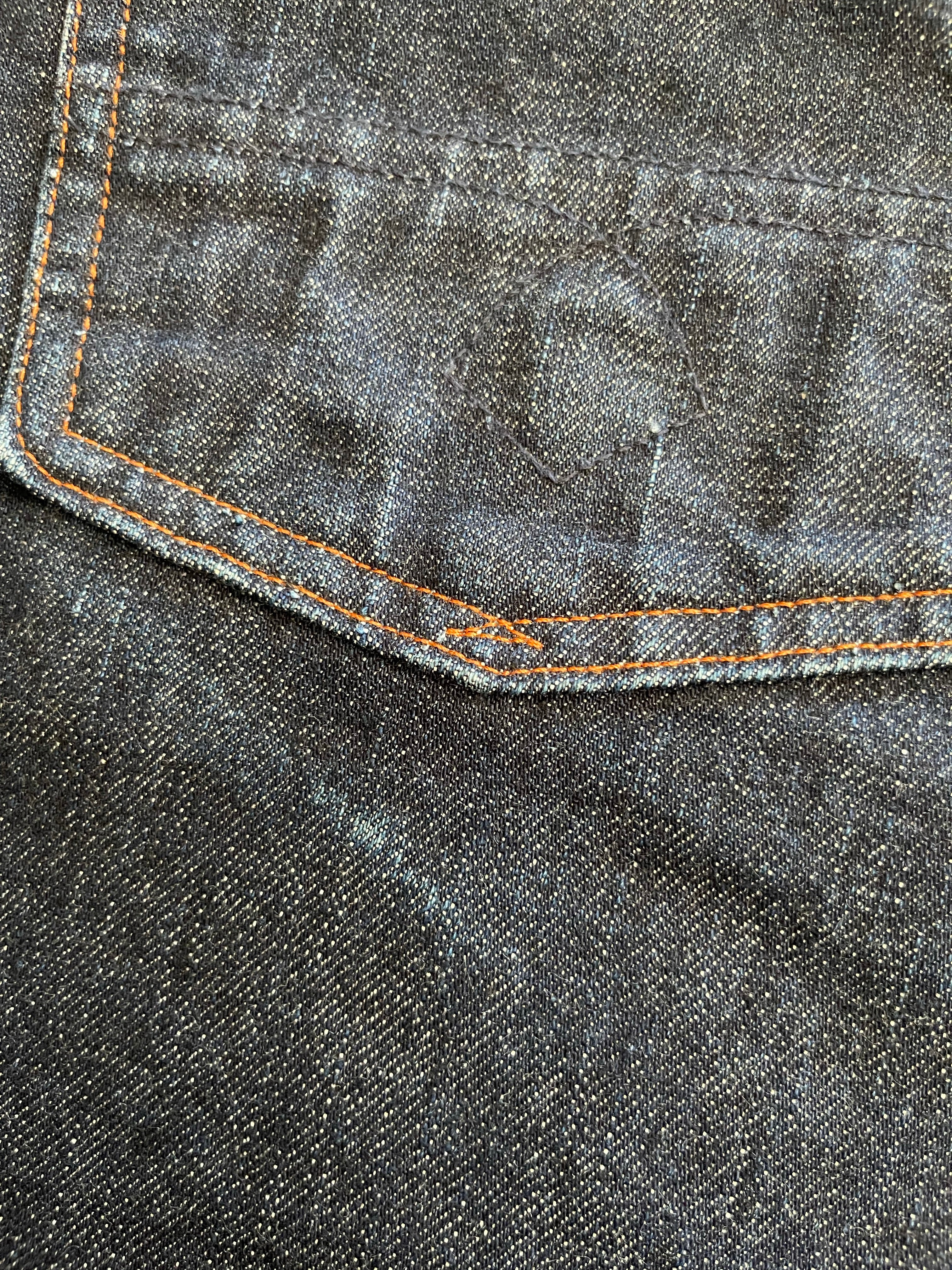 Gently Used Indigofera Buck Jeans in 18oz Selvedge - Indigo - Image 3