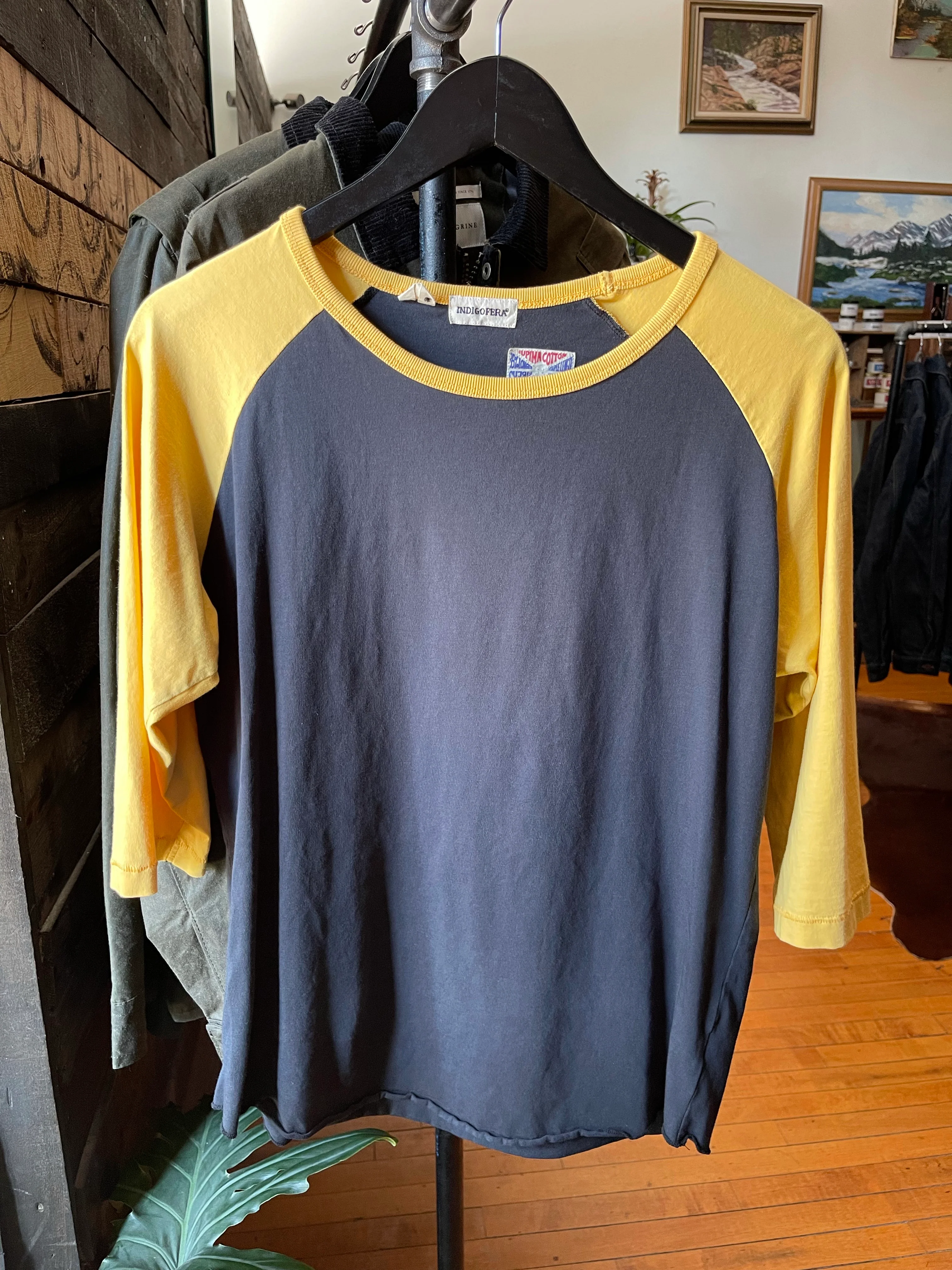Gently Used Indigofera T-Shirt 2-Pack - Yellow/black & White Graphic - Image 6