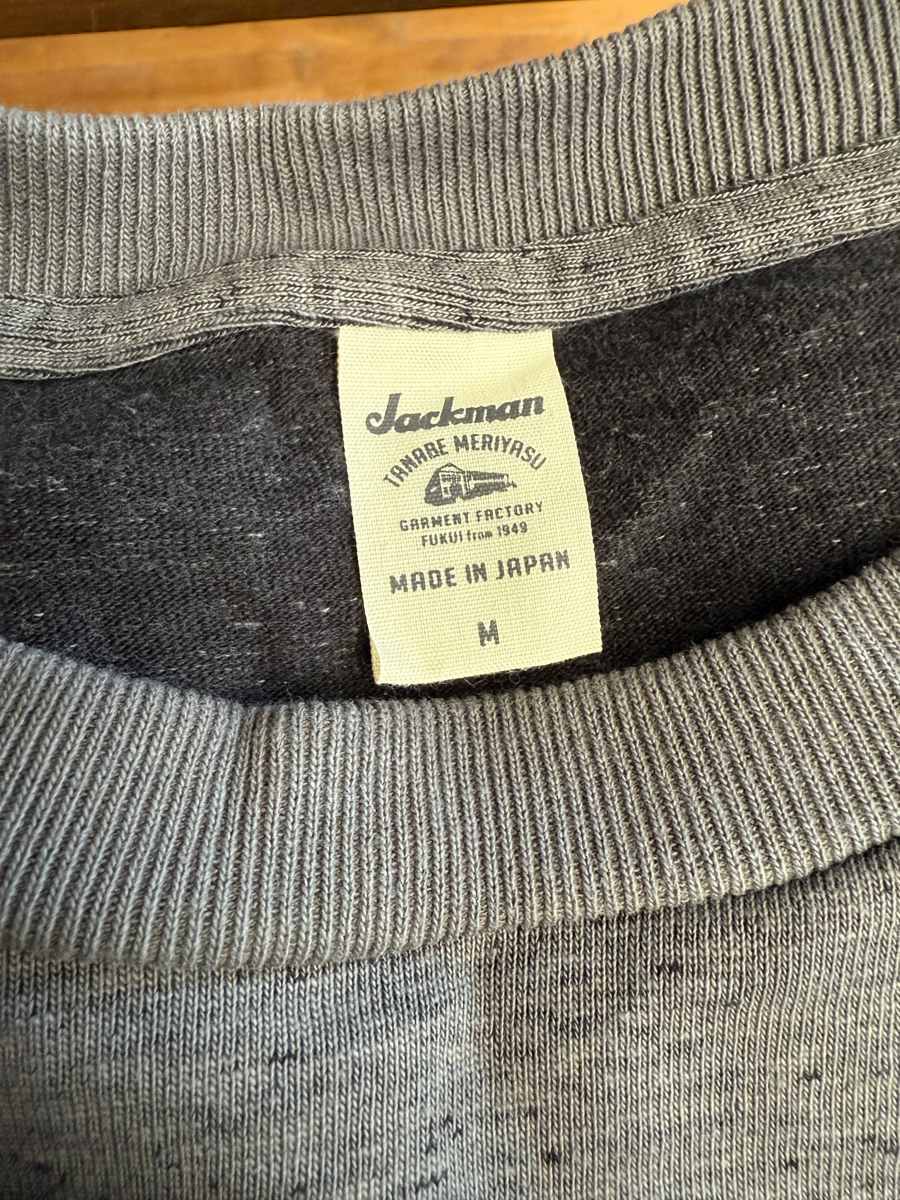 Gently Used Jackman Dotsume LS T-Shirt - 253 Grains Charcoal - Medium - Image 2