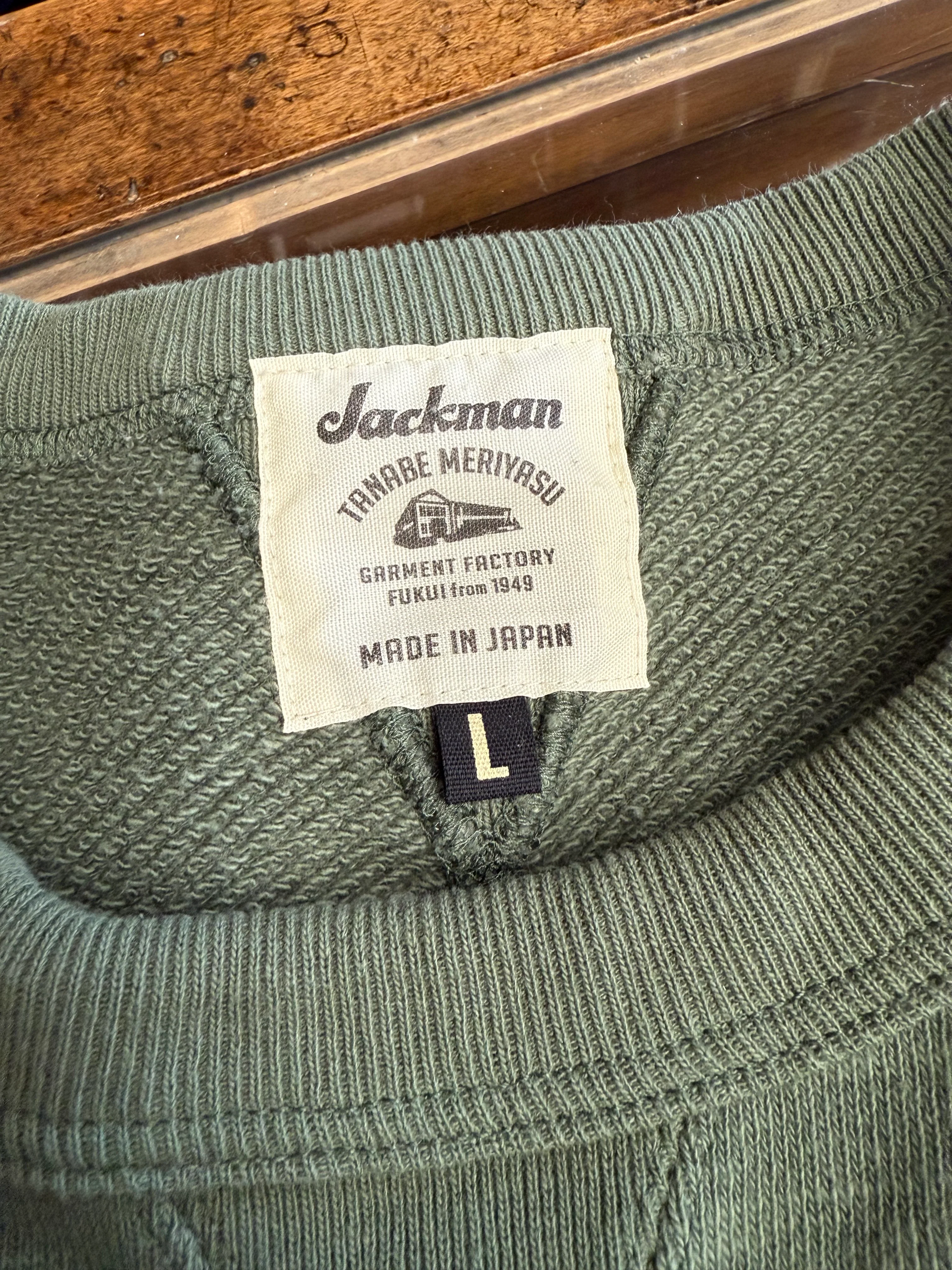 Gently Used Jackman GG Sweat Crewneck - 252 Ash Green - Large - Image 2