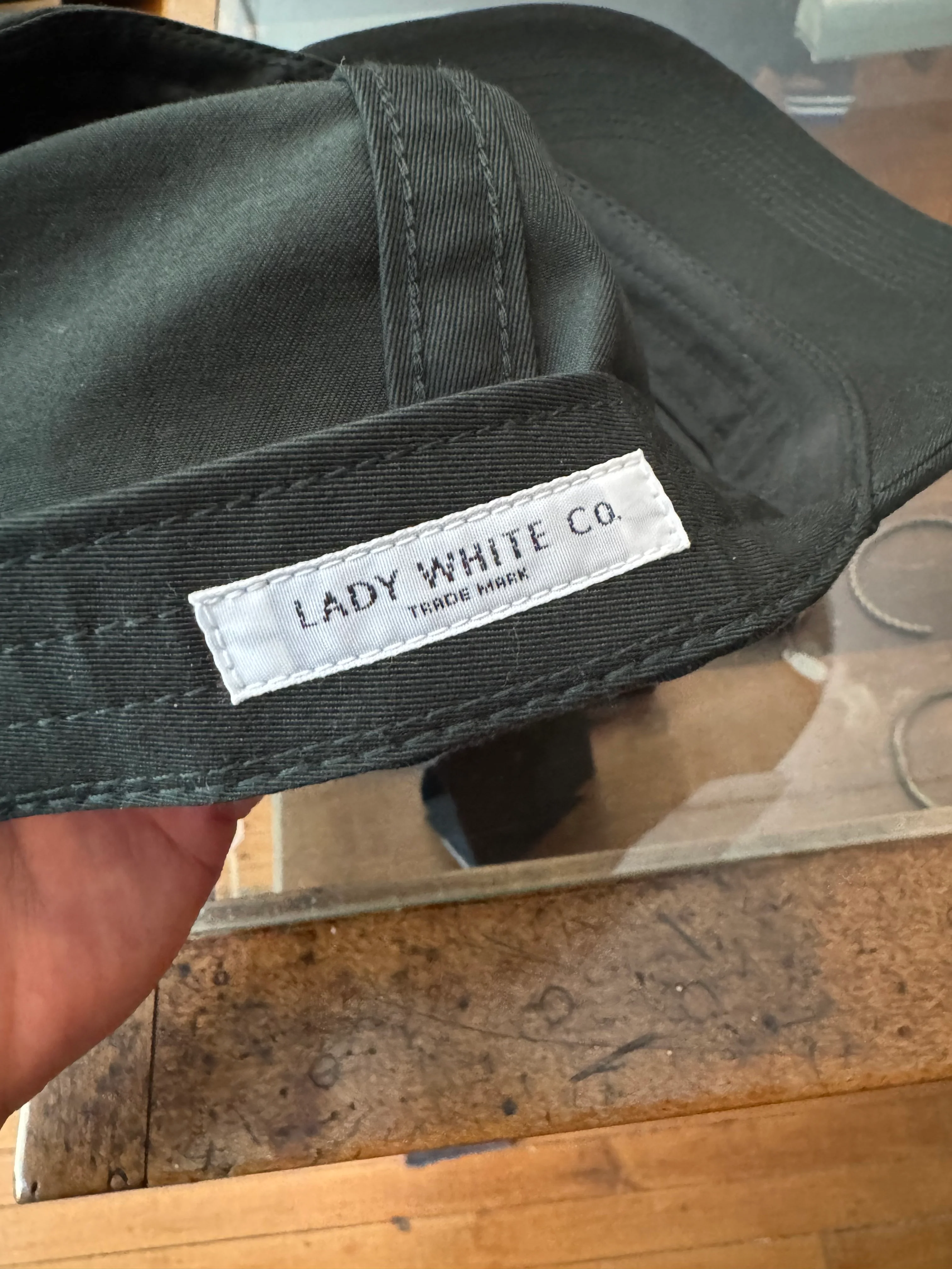 Gently Used Lady White Co Cotton Twill Cap - Dark Green - O/S - Image 3