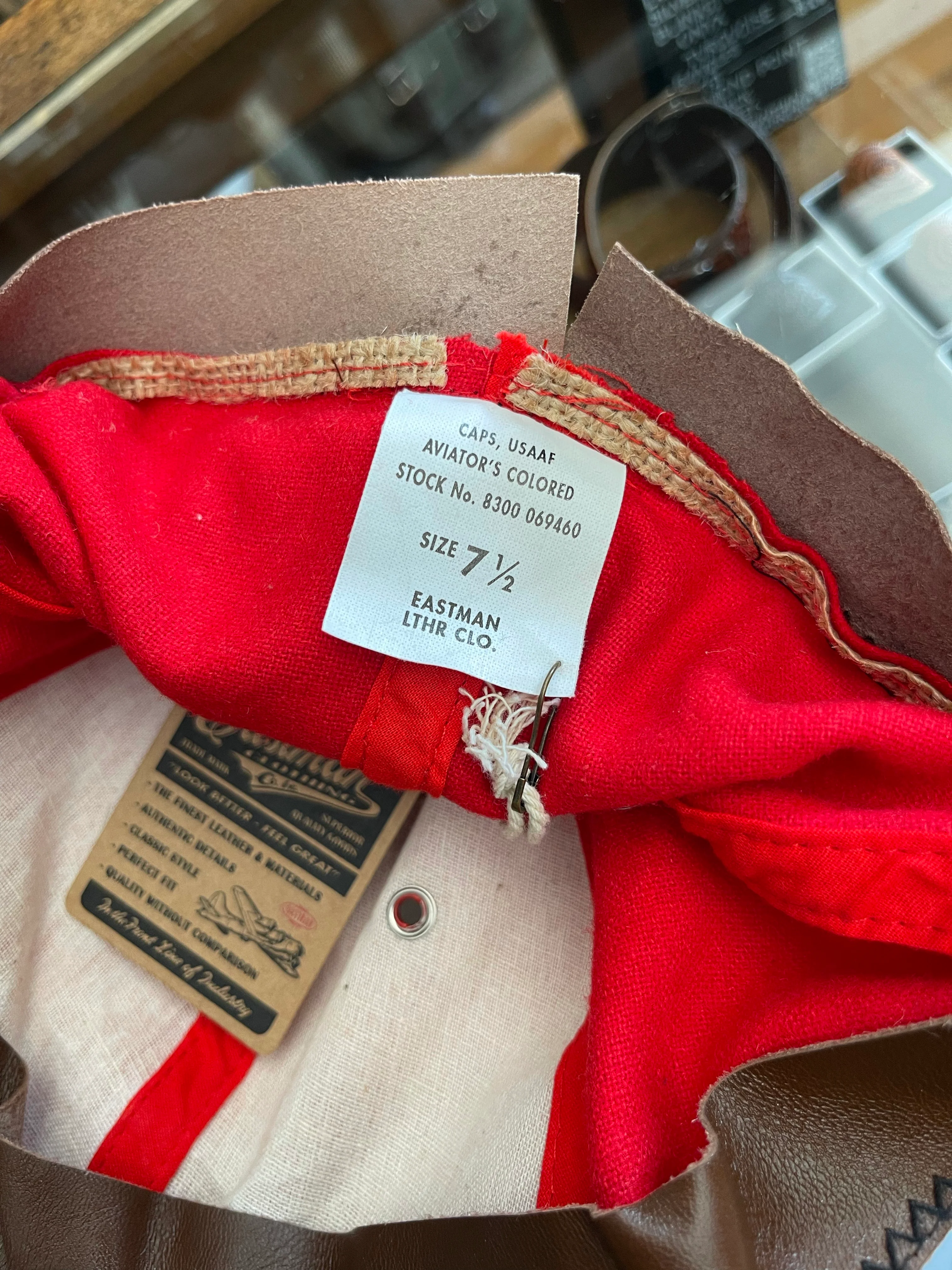Gently Used Made in Japan Two-Hat Bundle - Red & Navy - Image 4