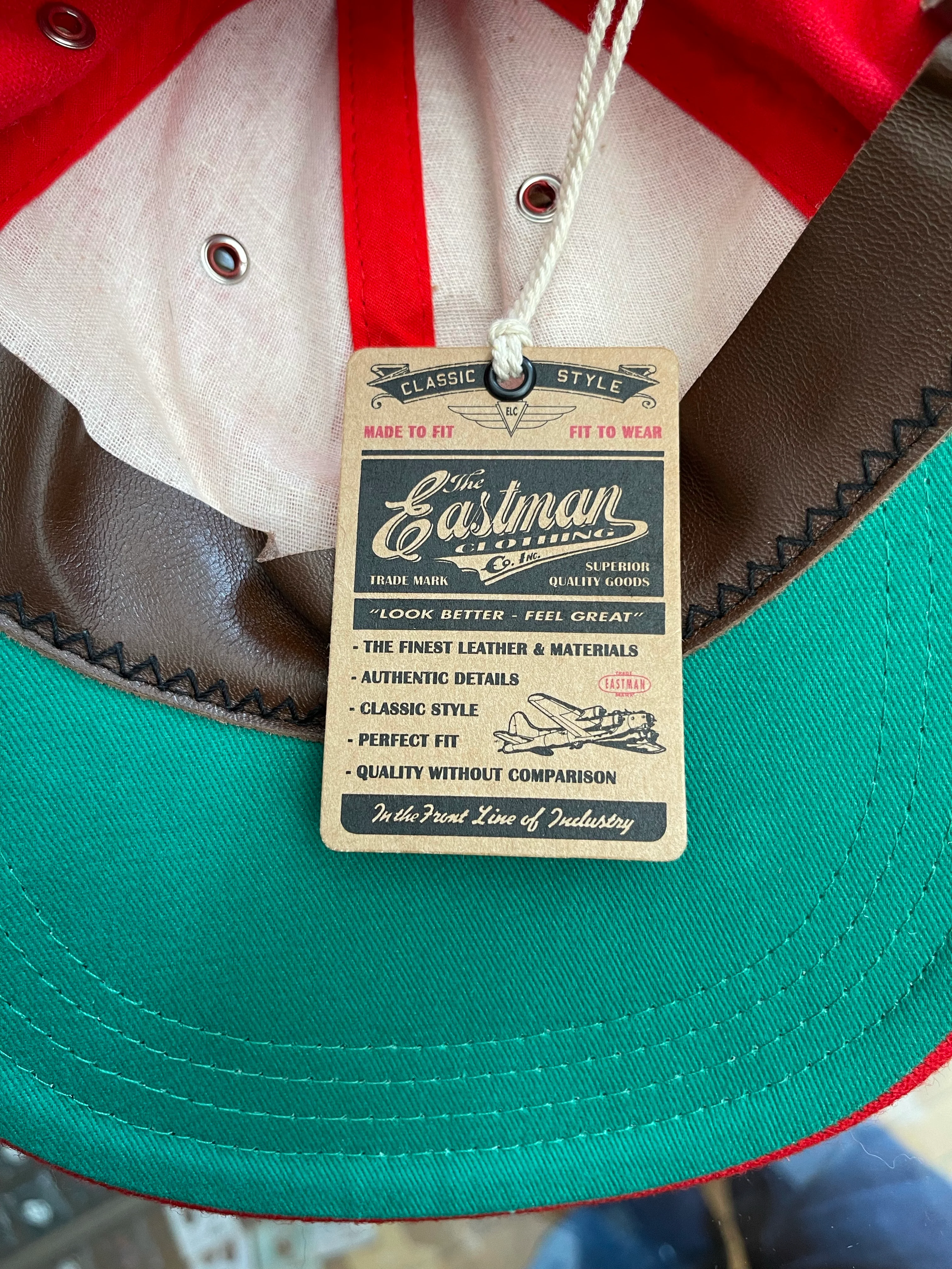 Gently Used Made in Japan Two-Hat Bundle - Red & Navy - Image 5
