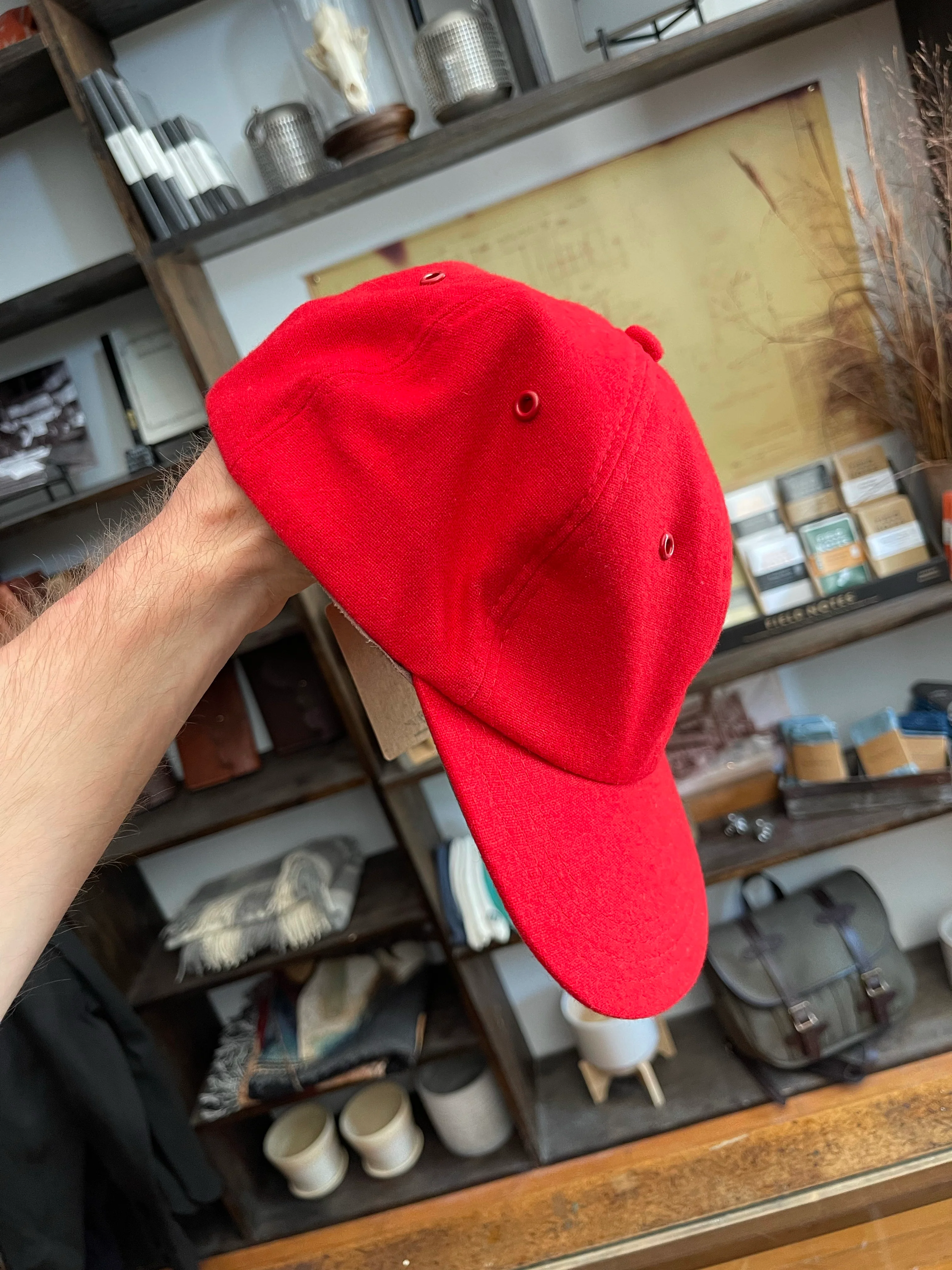 Gently Used Made in Japan Two-Hat Bundle - Red & Navy - Image 7
