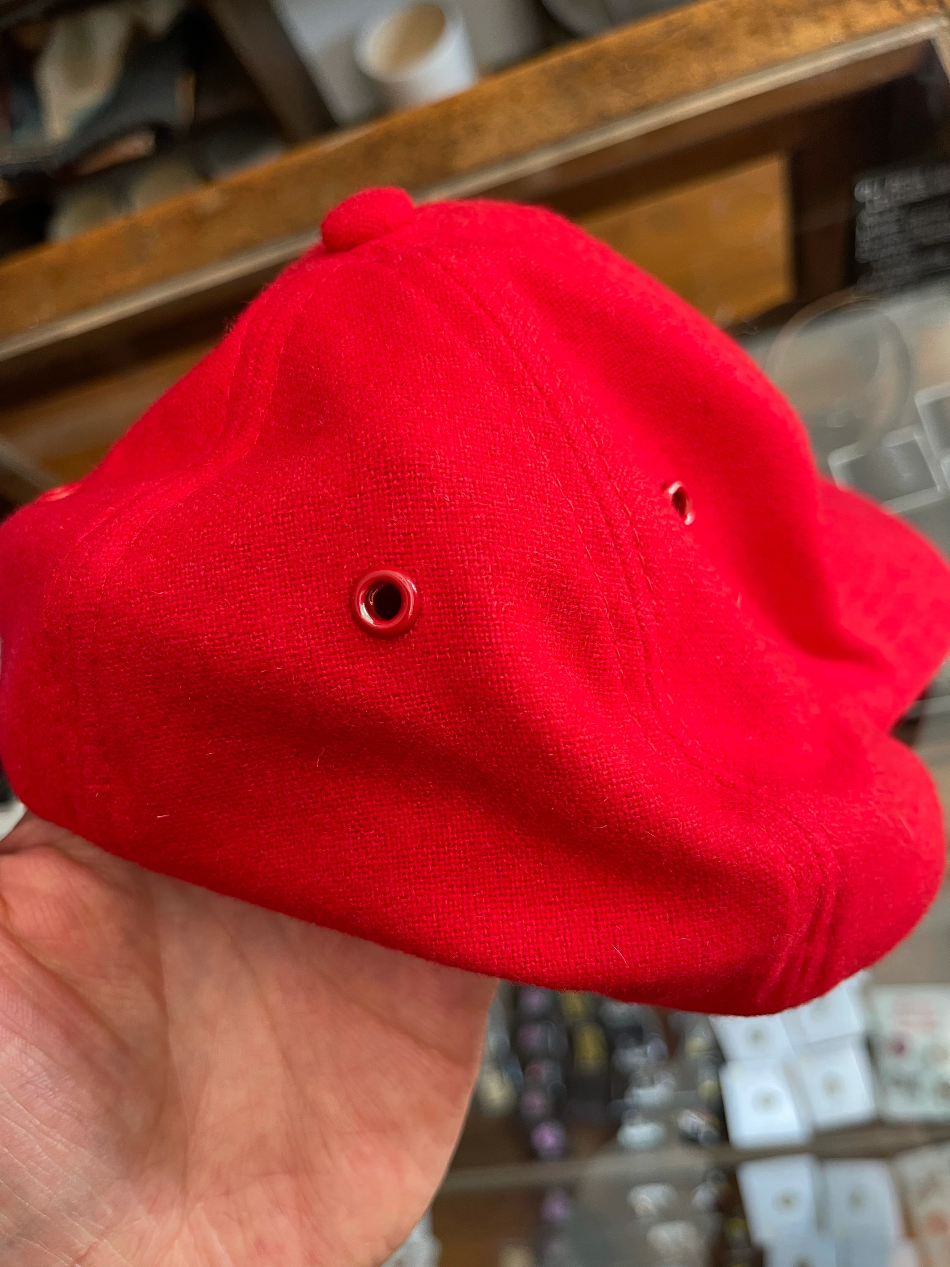 Gently Used Made in Japan Two-Hat Bundle - Red & Navy - Image 8